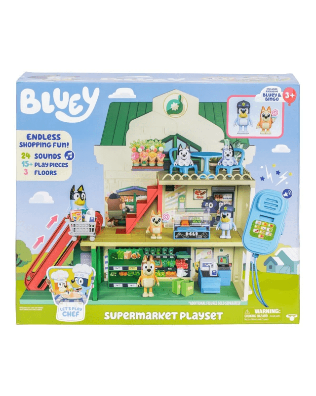 Bluey Supermarket Pla