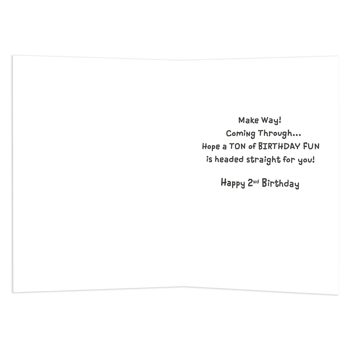 2 Connections from Hallmark 2nd Birthday Card - Digger, 2 of 3