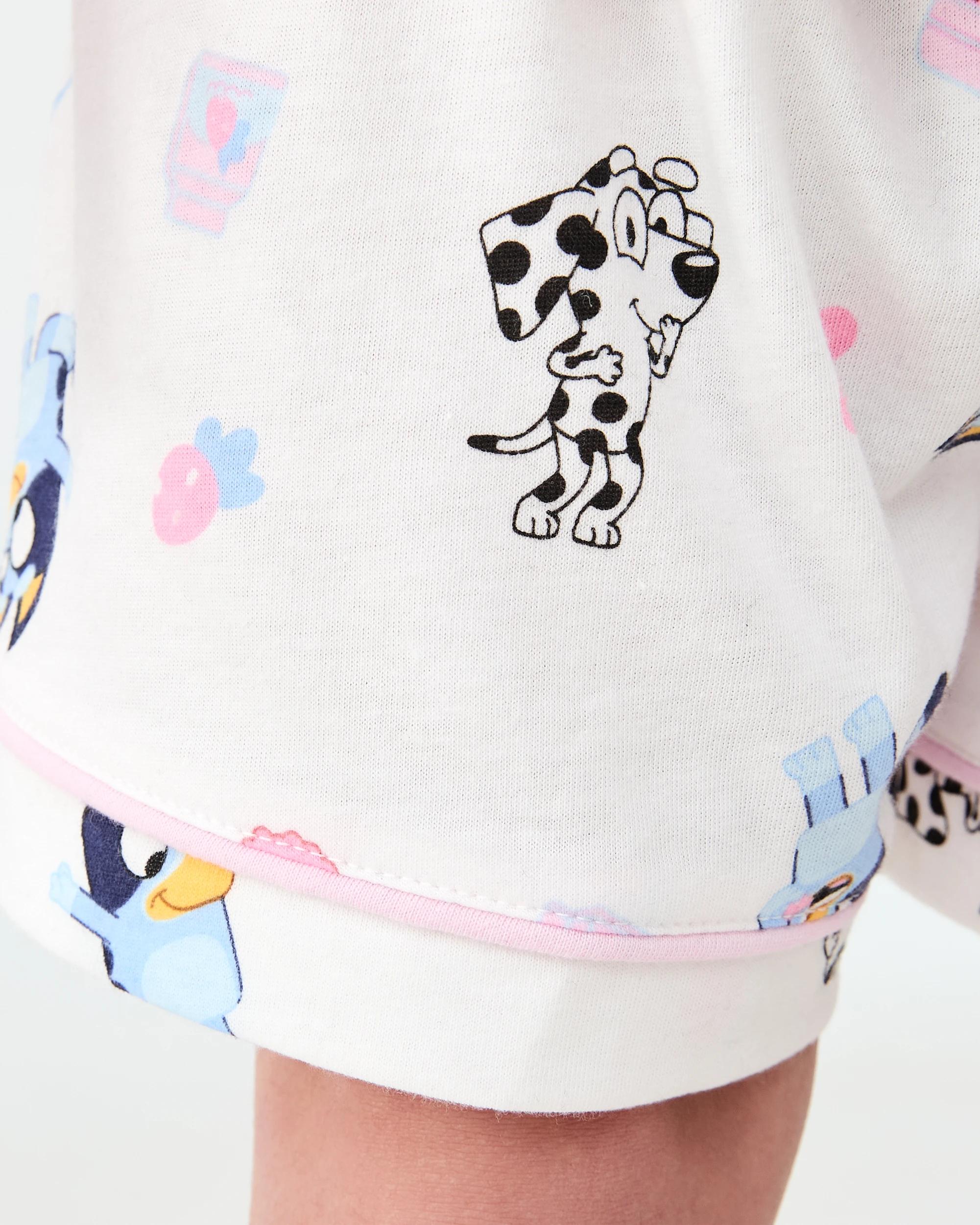 7 Bluey License Button Down Pyjama Set Lg Bluey, 7 of 8