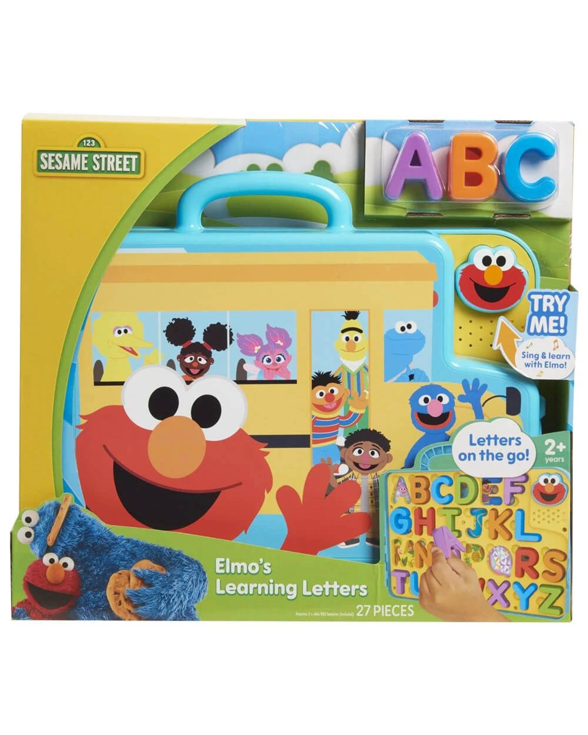 1 TRENDS INTERNATIONAL Sesame Street Elmo's Learning Letters Educational Toy, 1 of 6