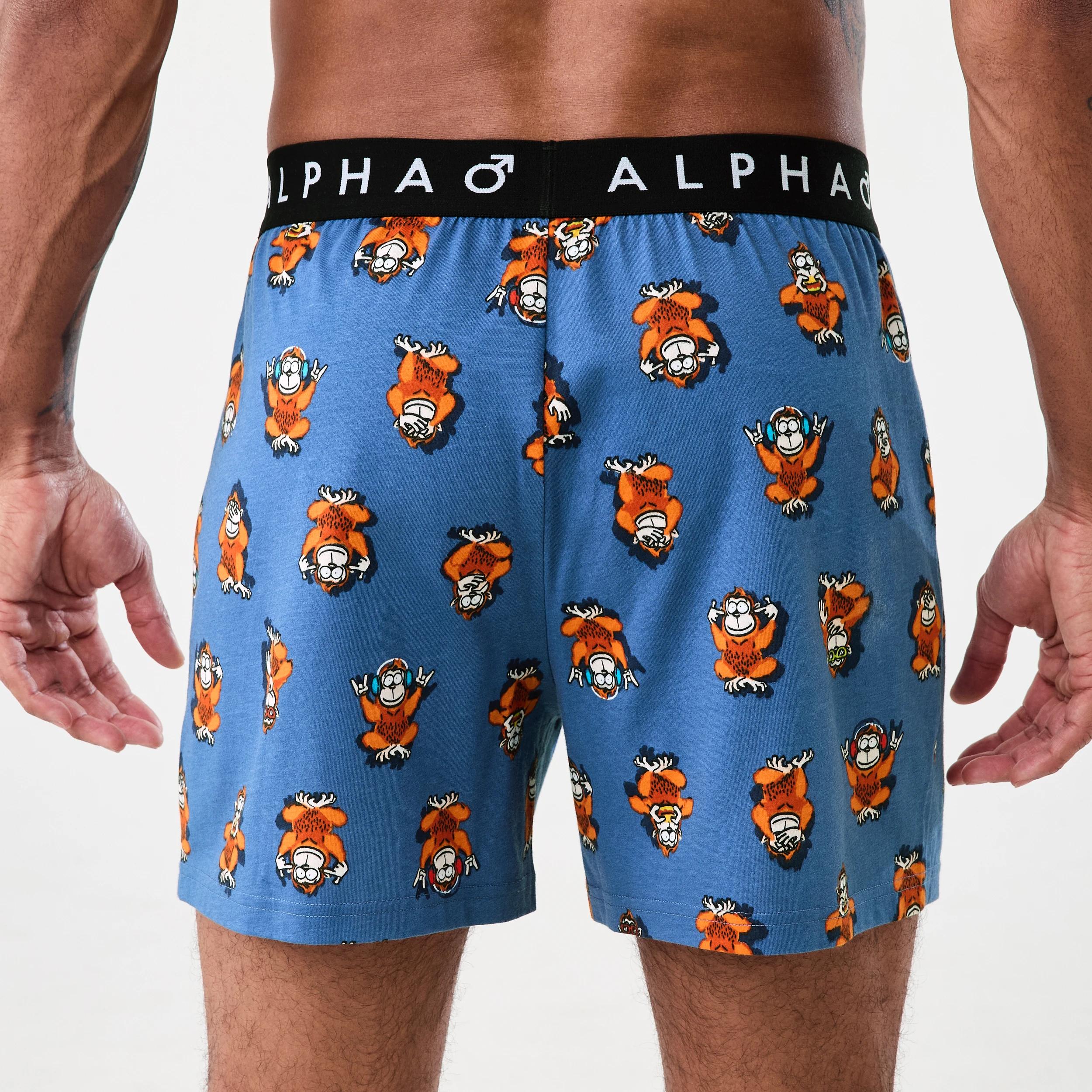 3 Printed Jersey Boxers MONKEY SEE, 3 of 5