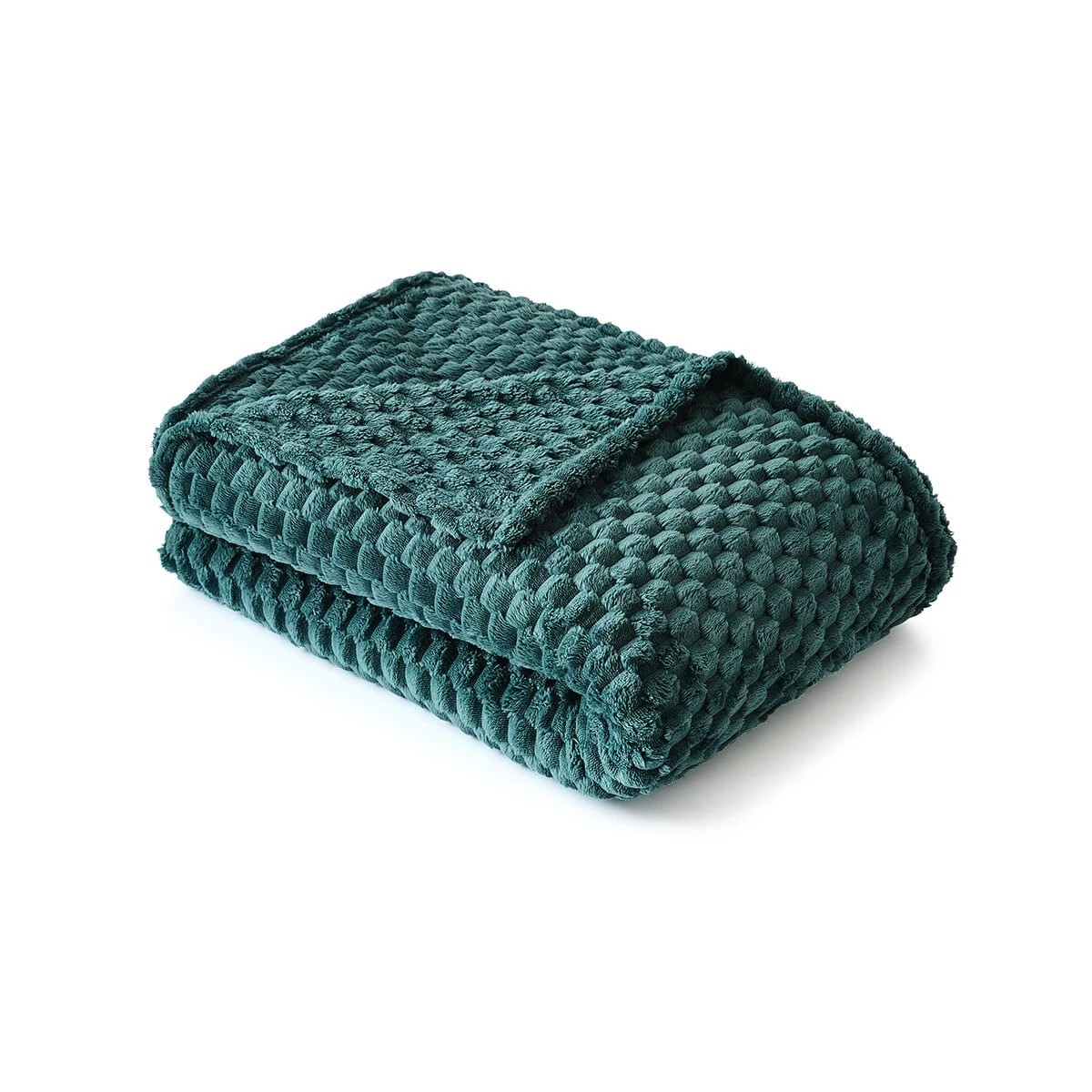 1 Soft Jacquard Blanket - Double/Queen Bed, Cypress, 1 of 6