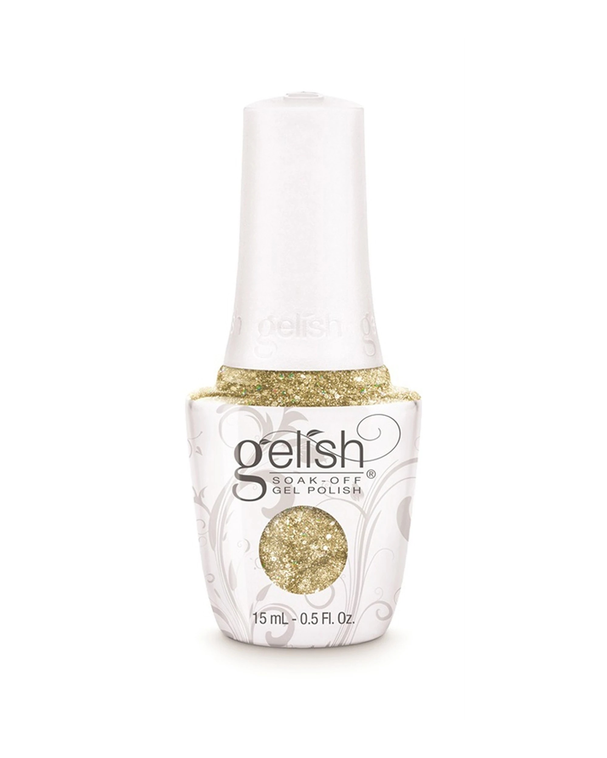 1 Gelish Mini UV LED Soak Off Gel Nail Polish Grand Jewels 15ml - Gold, 1 of 2