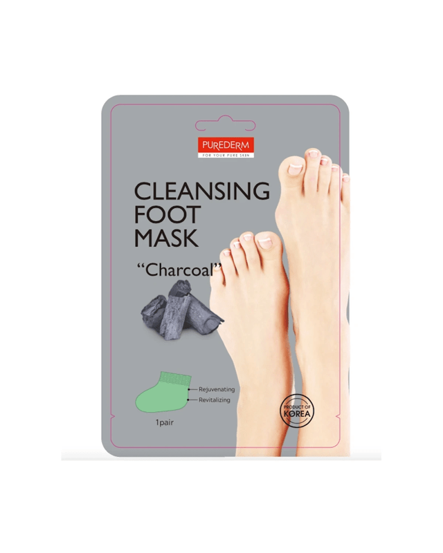 Purederm Cleansing Foot Mask - Char