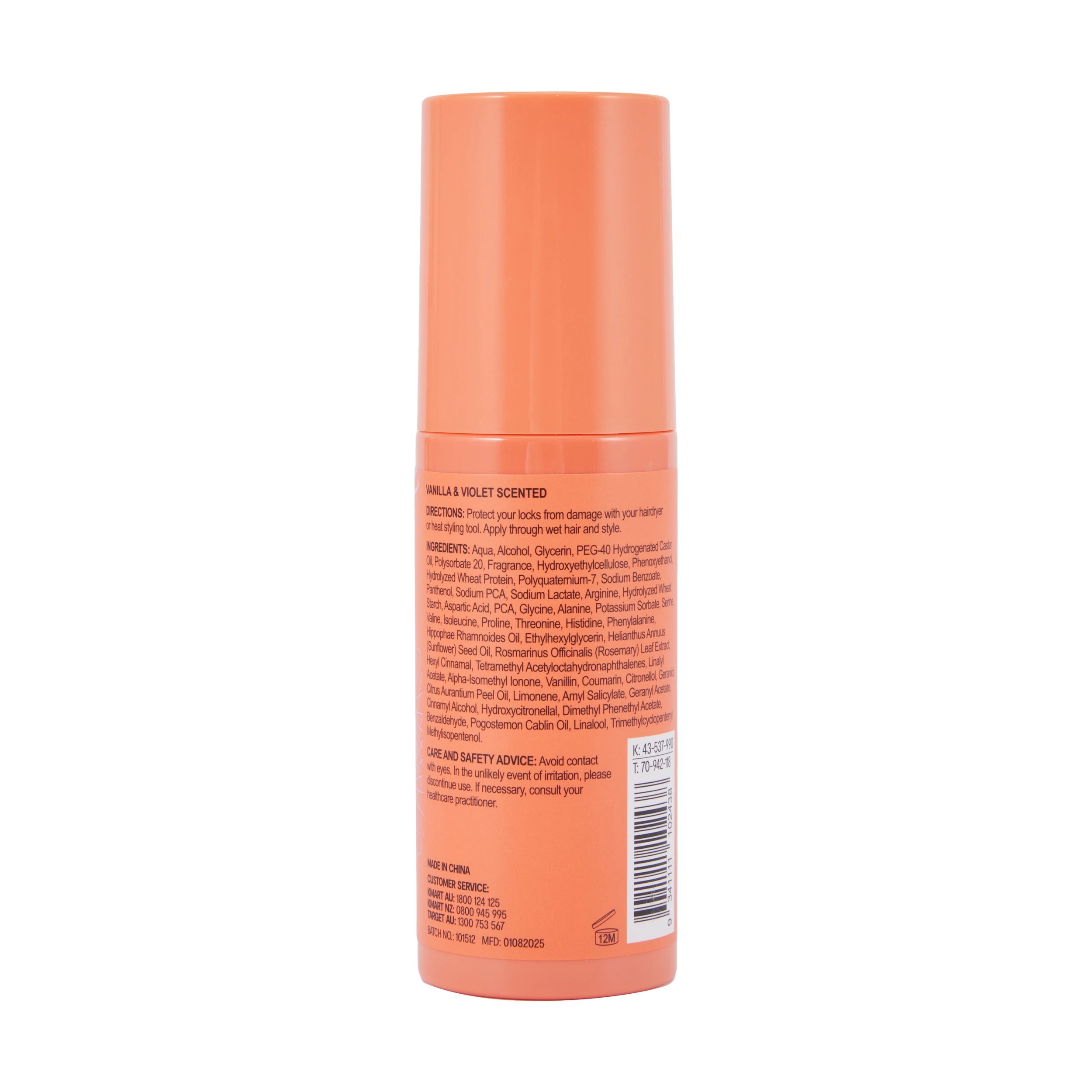 4 OXX Haircare The Daily Heat Protection Serum 100ml - Vanilla and Violet Scented, 4 of 4