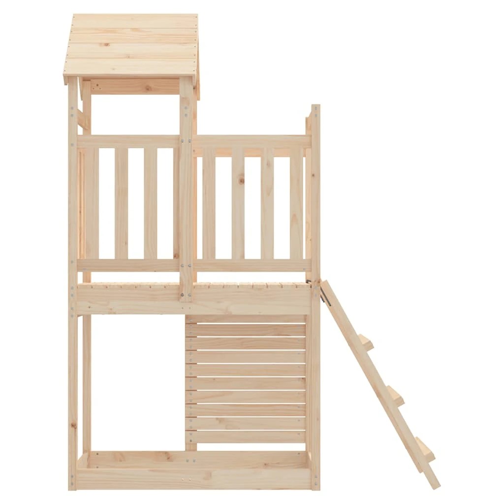 3 vidaXL Outdoor Playset Pine Wood - Brown, 3 of 7