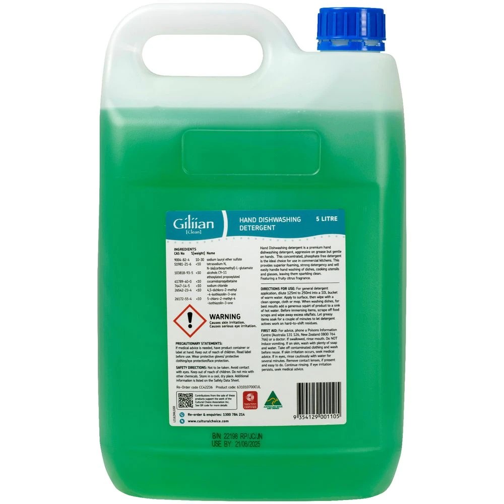 3 Cultural Choice Hand Dishwashing Detergent 5L, 3 of 3