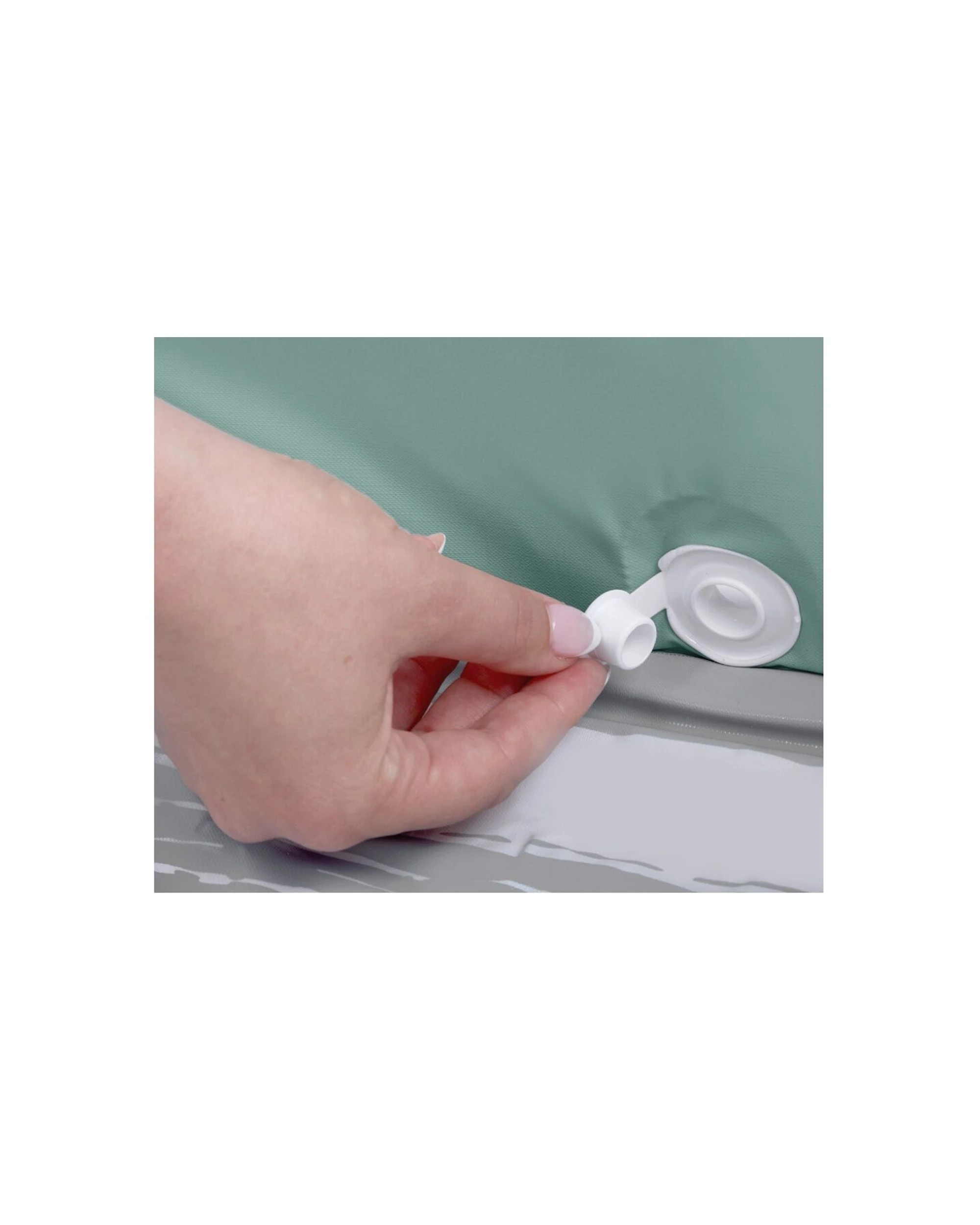 7 Ingenuity TuckAway Travel Tub Foldable Baby Bath 12 Months To 5 Years 21x39cm - Green, 7 of 7