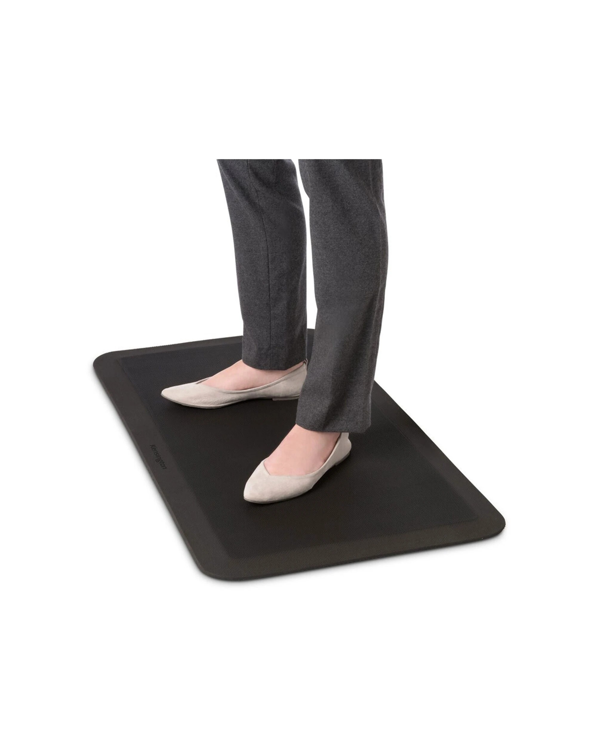Kensington Premium Anti Fatigue Foot Rest Standing Mat - Black - Kmart