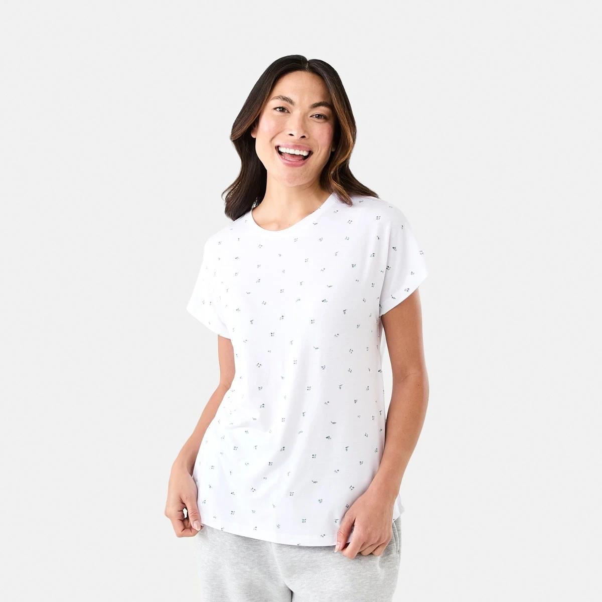 1 Comfort T-shirt Sm Ditsy W, 1 of 6
