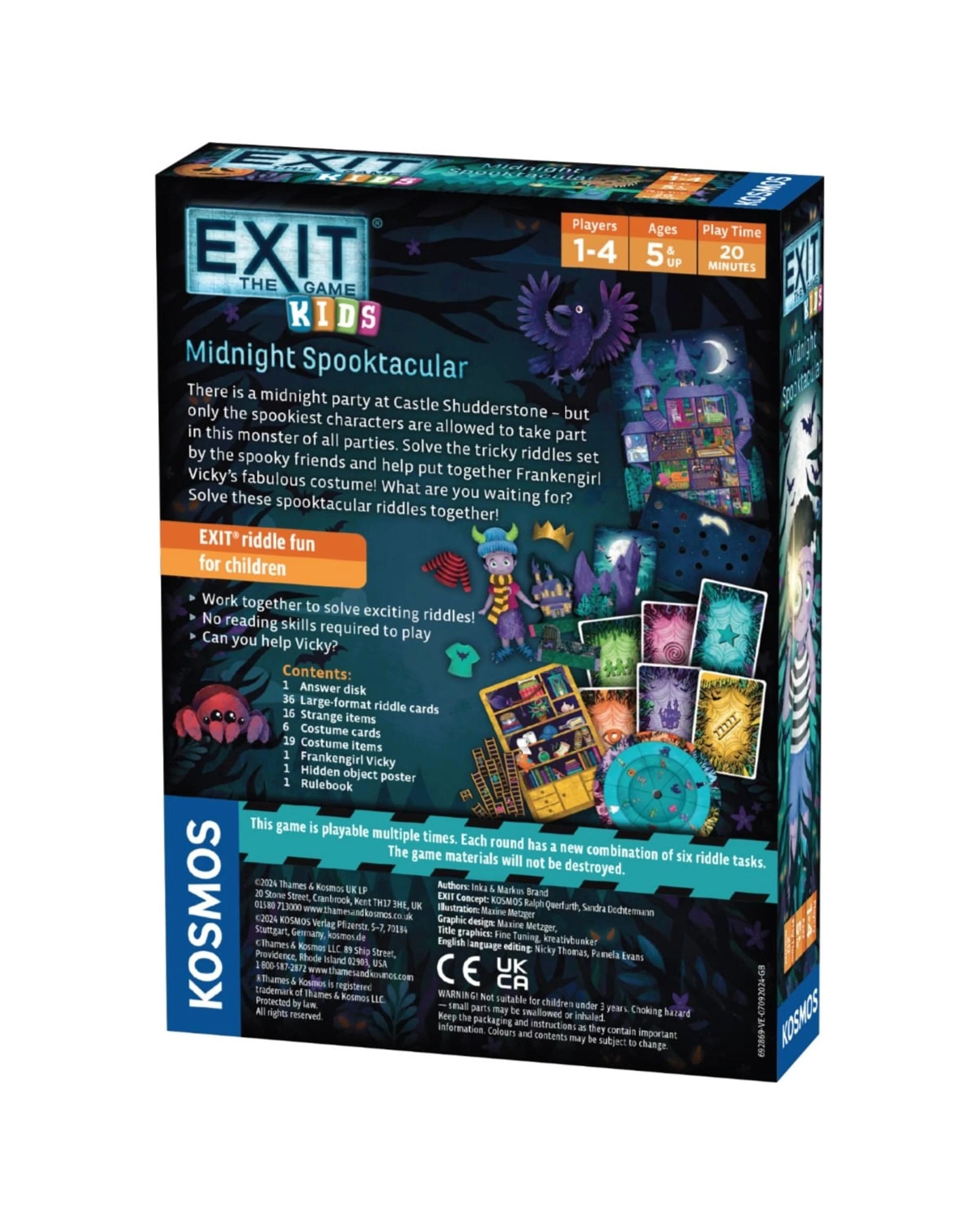 3 Exit the Game Kids Midnight Spooktacular Puzzle Game, 3 of 3