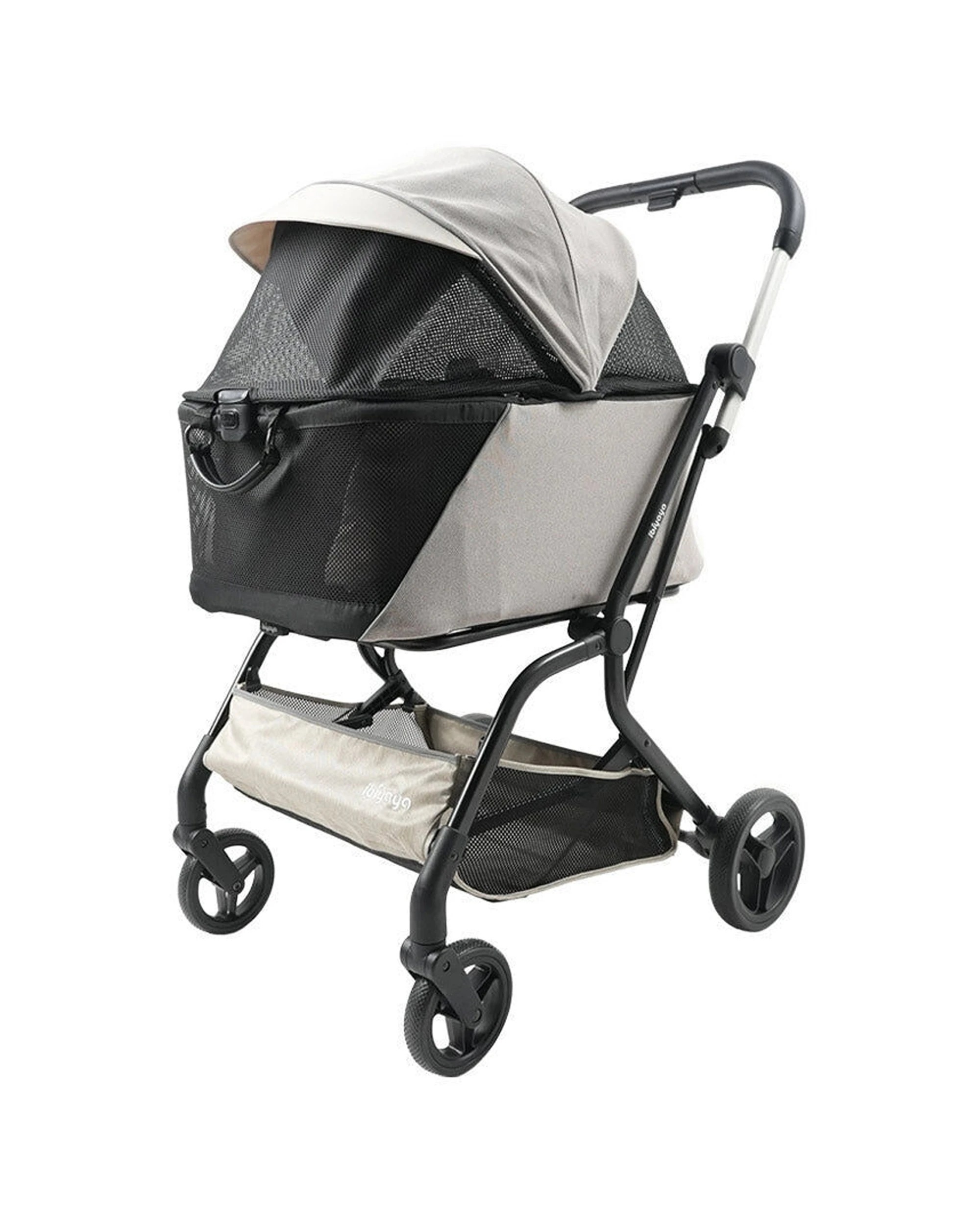 1 Ibiyaya Instacollapse Stroller With Detachable Pet Carrier Travel Bag 25kg - Multi, 1 of 9