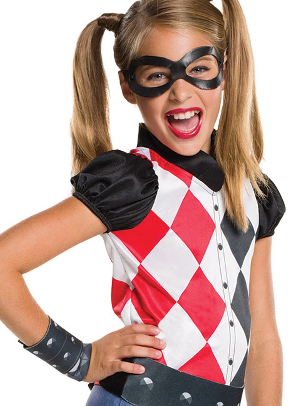 2 DC Super Hero Girls Harley Quinn Costume - Ages 9-10, 2 of 4