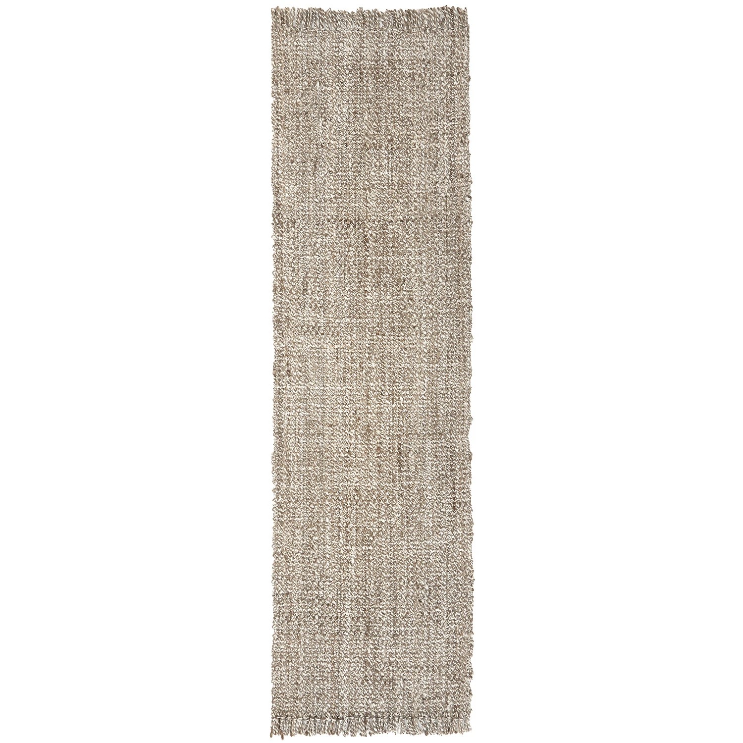 2 Common Ground Rugs Kingsley Parker 400x80cm - Large Runner Hand Loomed Jute Rug - Charcoal, 2 of 6