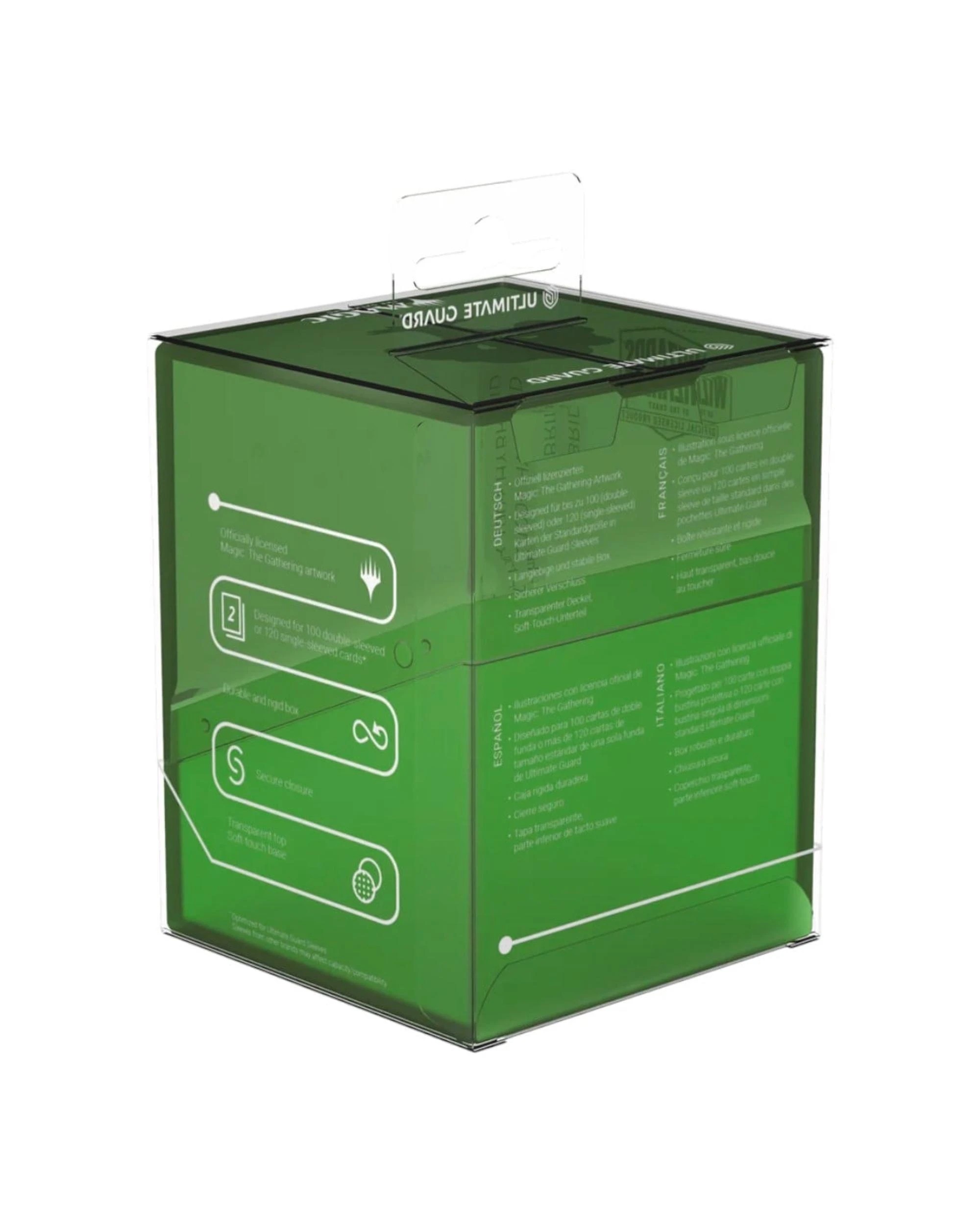 8 Ultimate Guard Boulder 100+ Hybrid Magic the Gathering Mana Edition Forest Deck Case - Green, 8 of 9