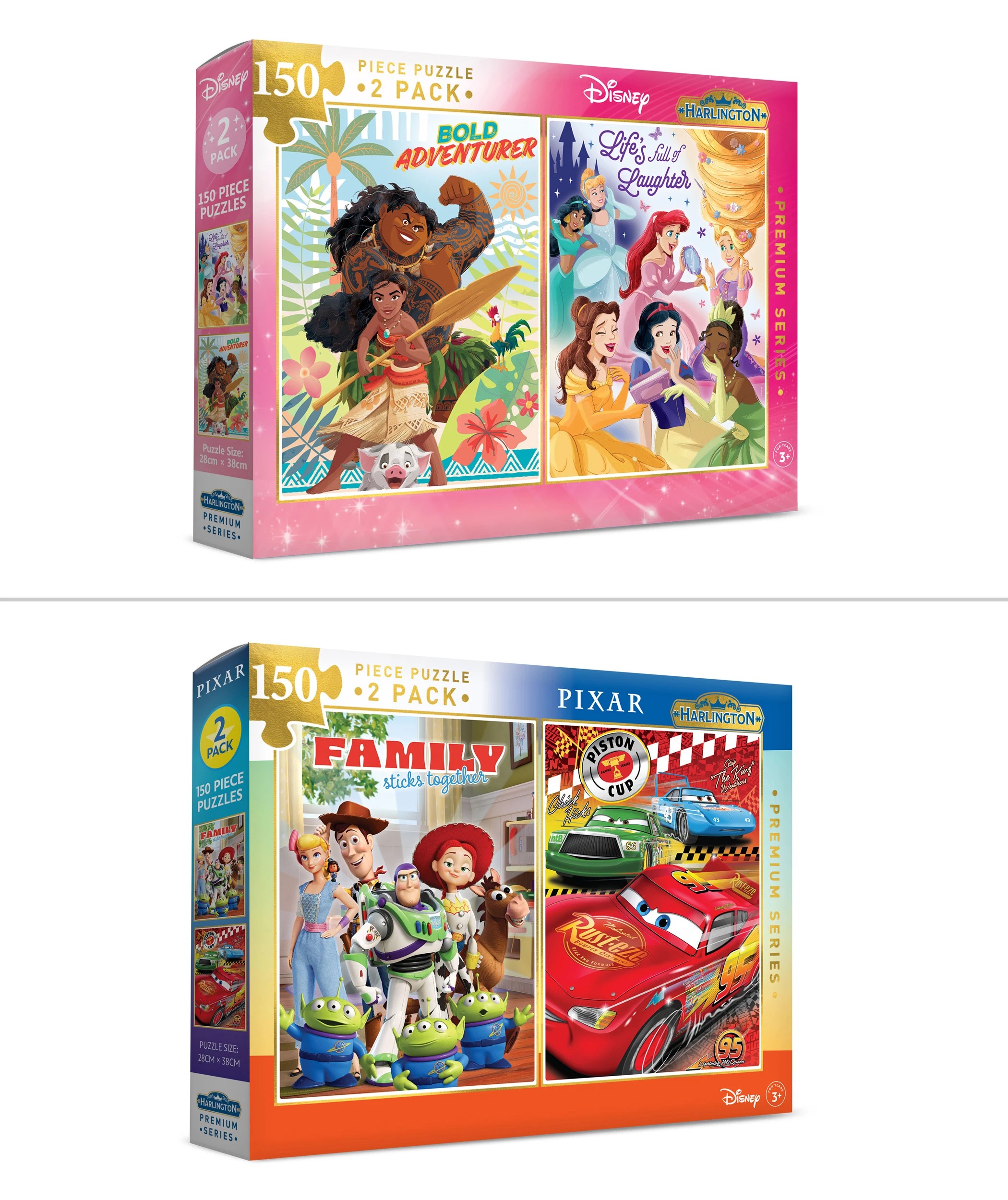 1 Licensed 2 Pack Harlington Kids 150 pieces Puzzle - Assorted - Multi, 1 of 7