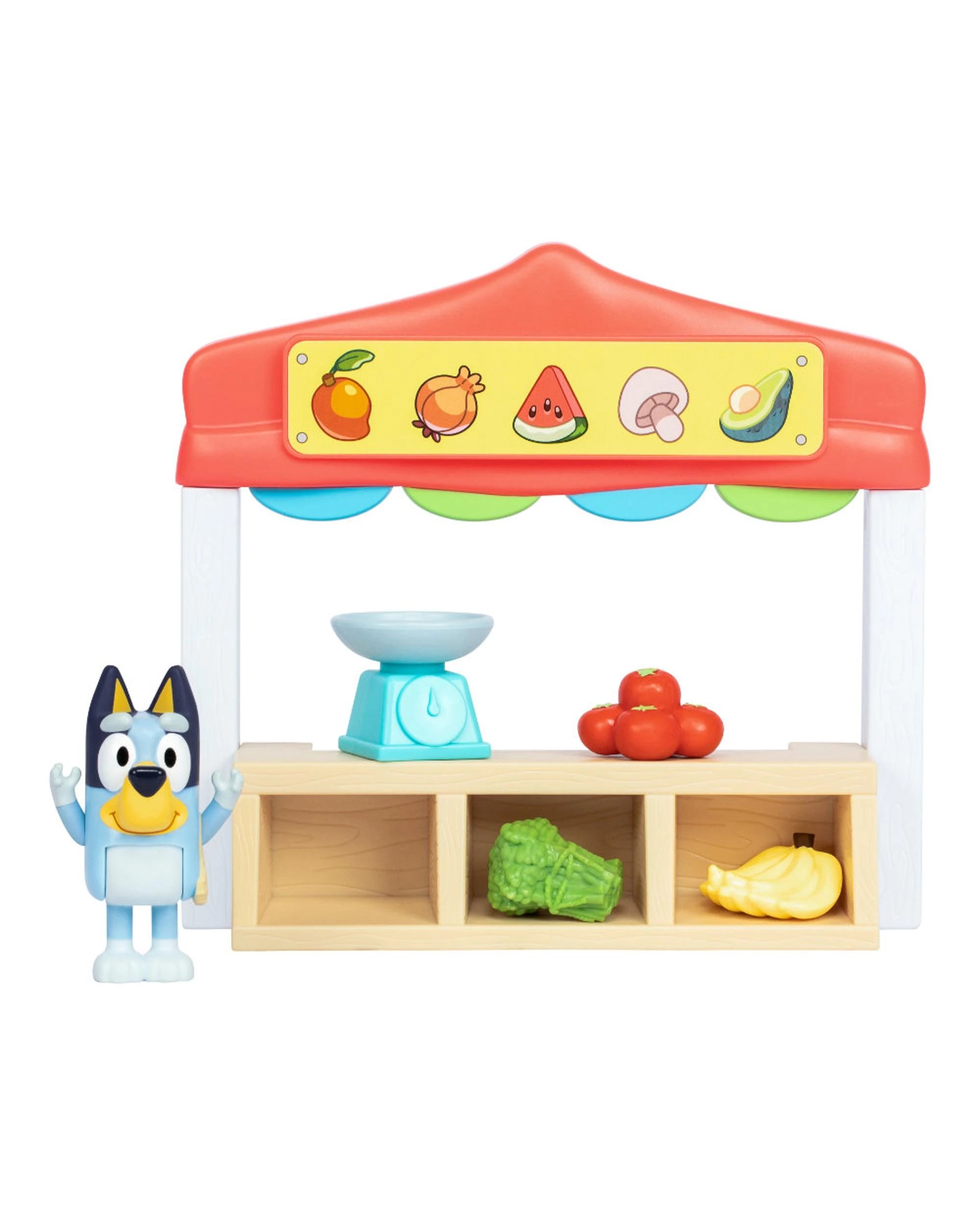 4 Bluey Mini Figure Playset Series 10 Farmers Market, 4 of 10