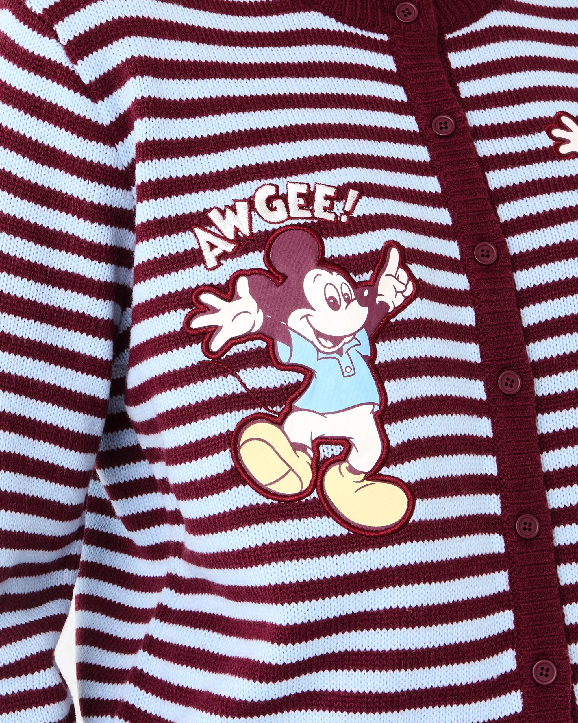 5 Mickey Mouse License Knit Cardigan Mcky Strp, 5 of 6