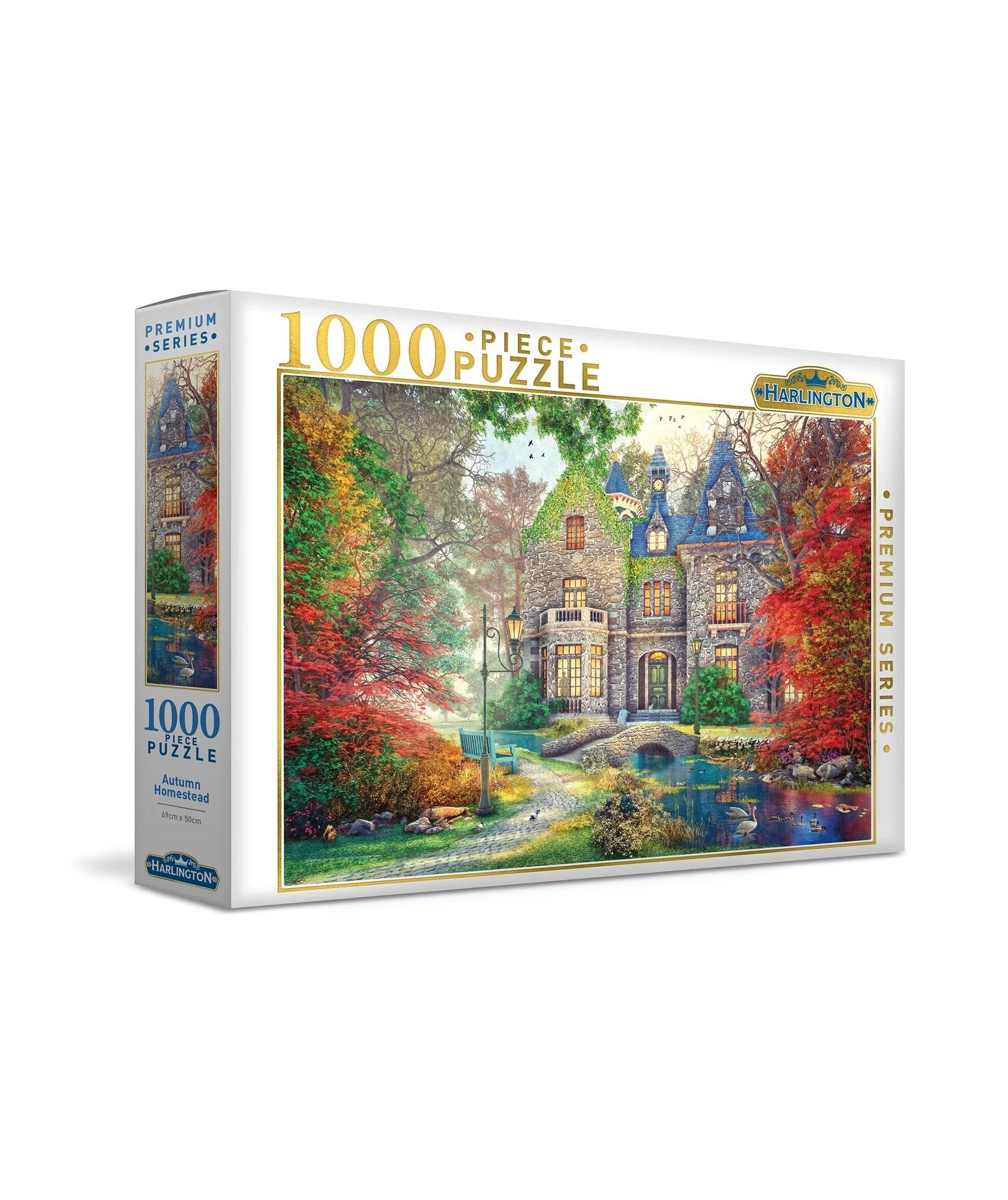 2 Harlington 1000 Piece Jigsaw Puzzle - Castles & Cottages - Assorted* - Multi, 2 of 10