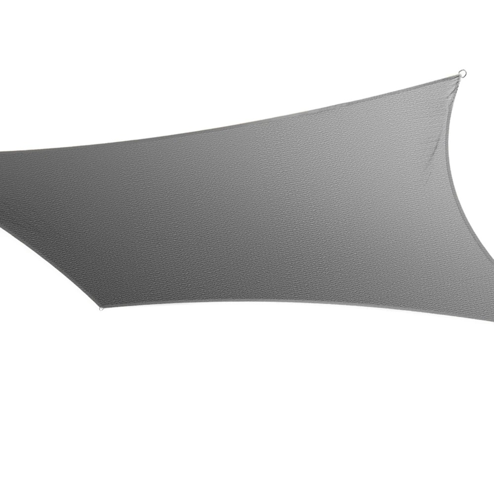 1 Instahut Shade Sail Cloth Shadecloth Square Sun Canopy 5x6m - Grey, 1 of 5