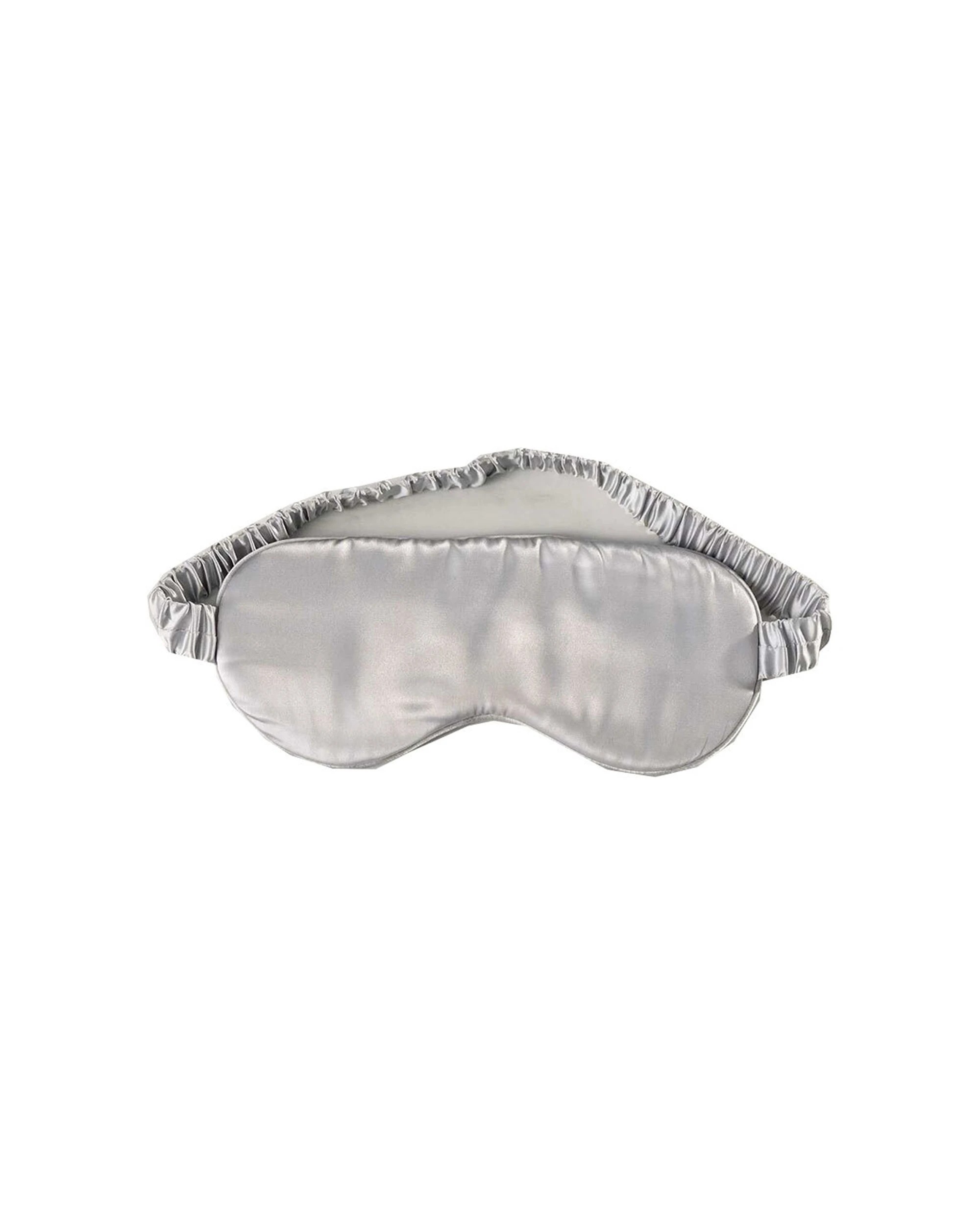 1 Canningvale Beautysilks Eye Mask Light-Blocking Sleep Aid - Silver, 1 of 1