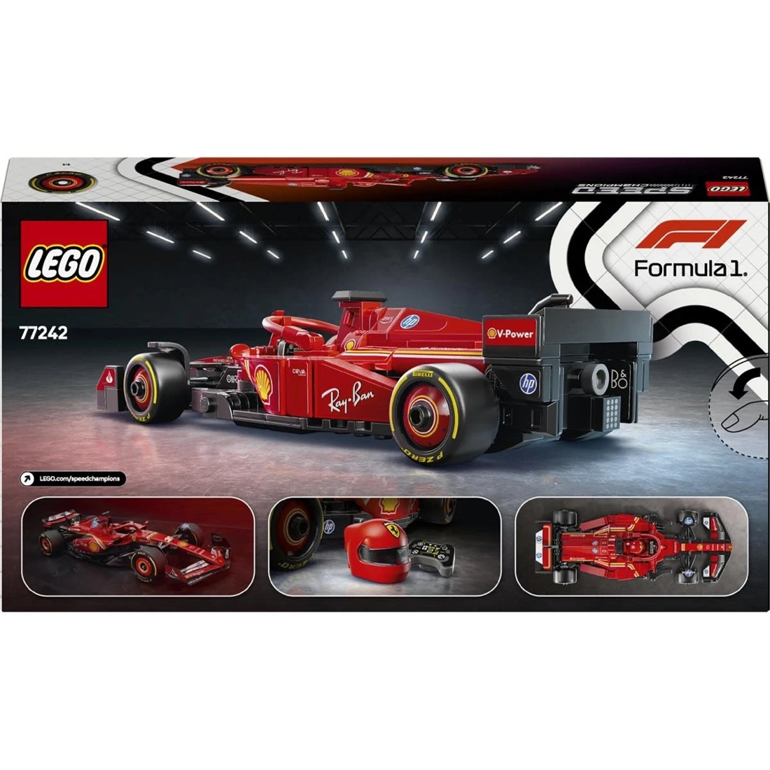 10 LEGO Speed Champions Ferrari SF-24 F1 Race Car 77242, 10 of 10