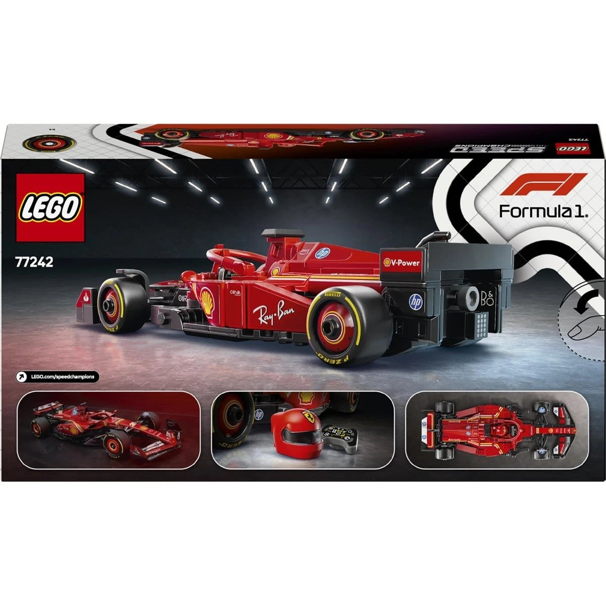 10 LEGO Speed Champions Ferrari SF-24 F1 Race Car 77242, 10 of 10