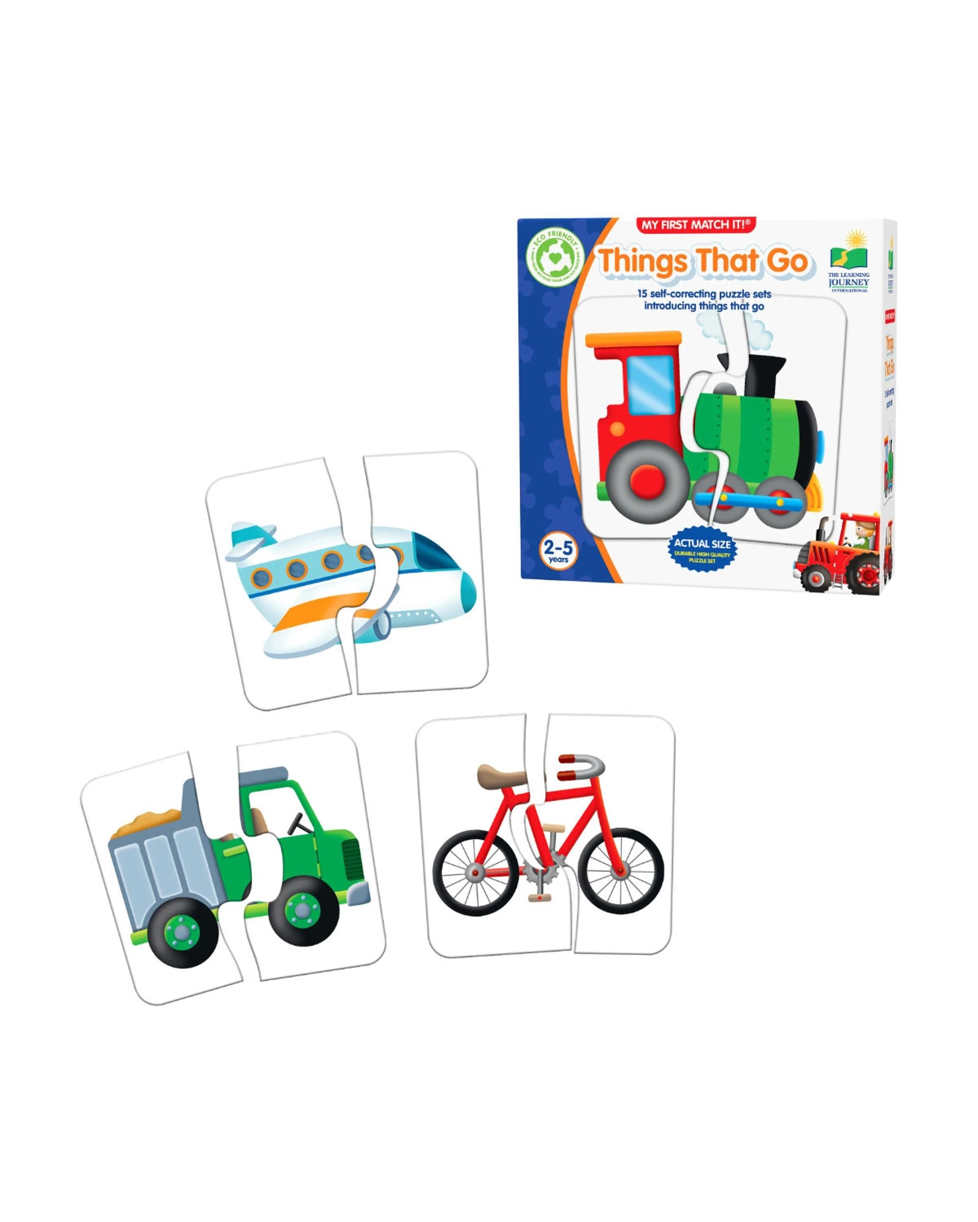 3 Learning Journey My First Match It Things That Go, 3 of 8