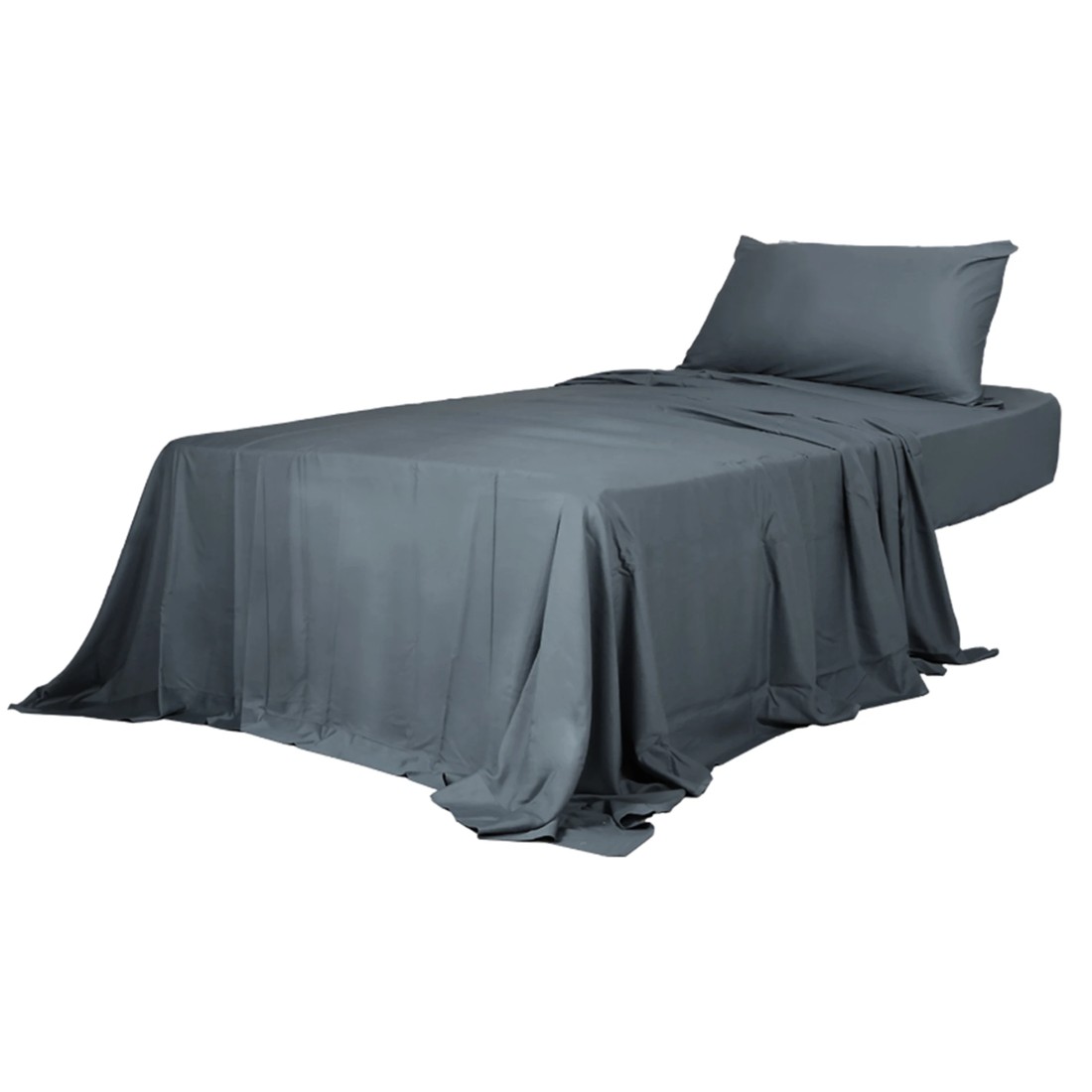 1 Dreamz Single Charcoal Bamboo Fitted Sheet Set
 - Single Bed
 - Single Bed
 - Single Bed, 1 of 6