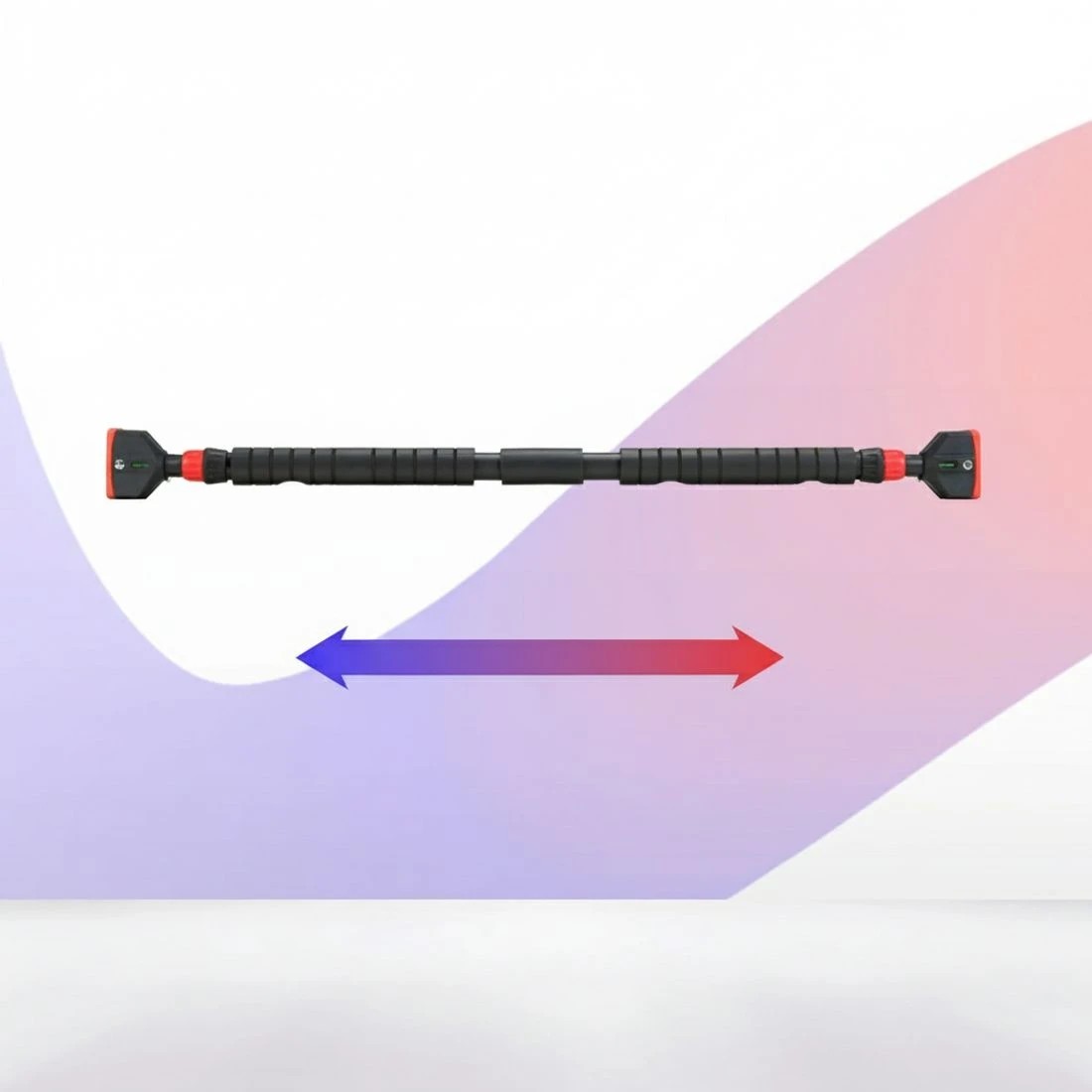 4 Everfit Pull Up Bar 90CM-125CM - Black, 4 of 7