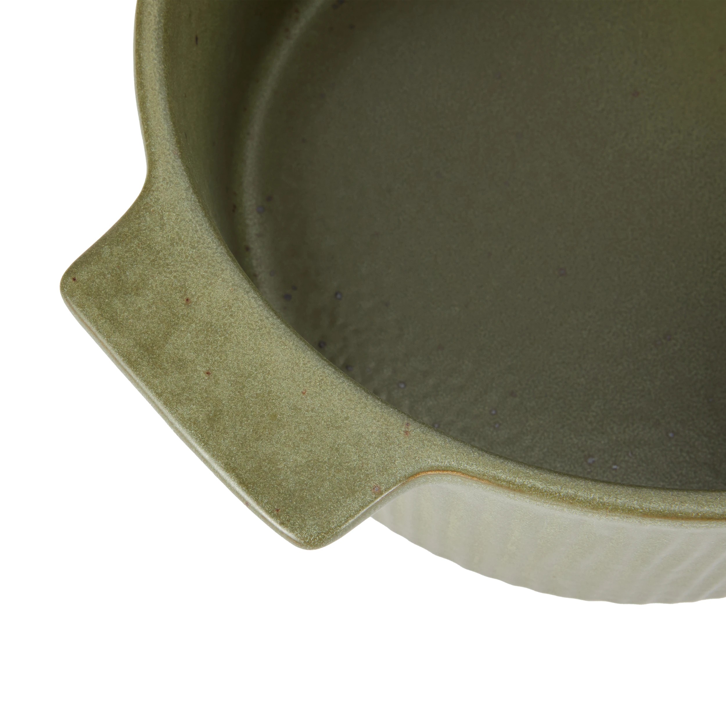 3 Ceramic Casserole - Olive, 3 of 6