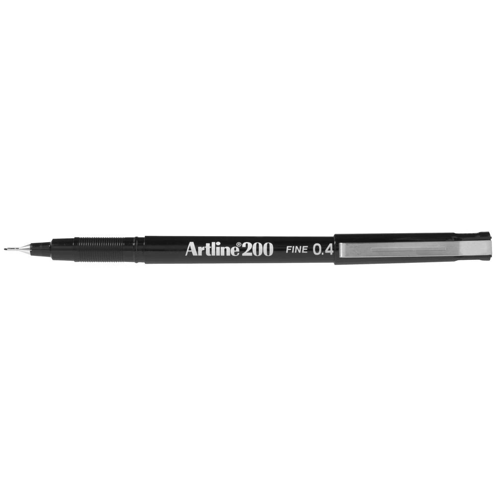 3 Artline 200 Fineliner Black 12 Pack, 3 of 3