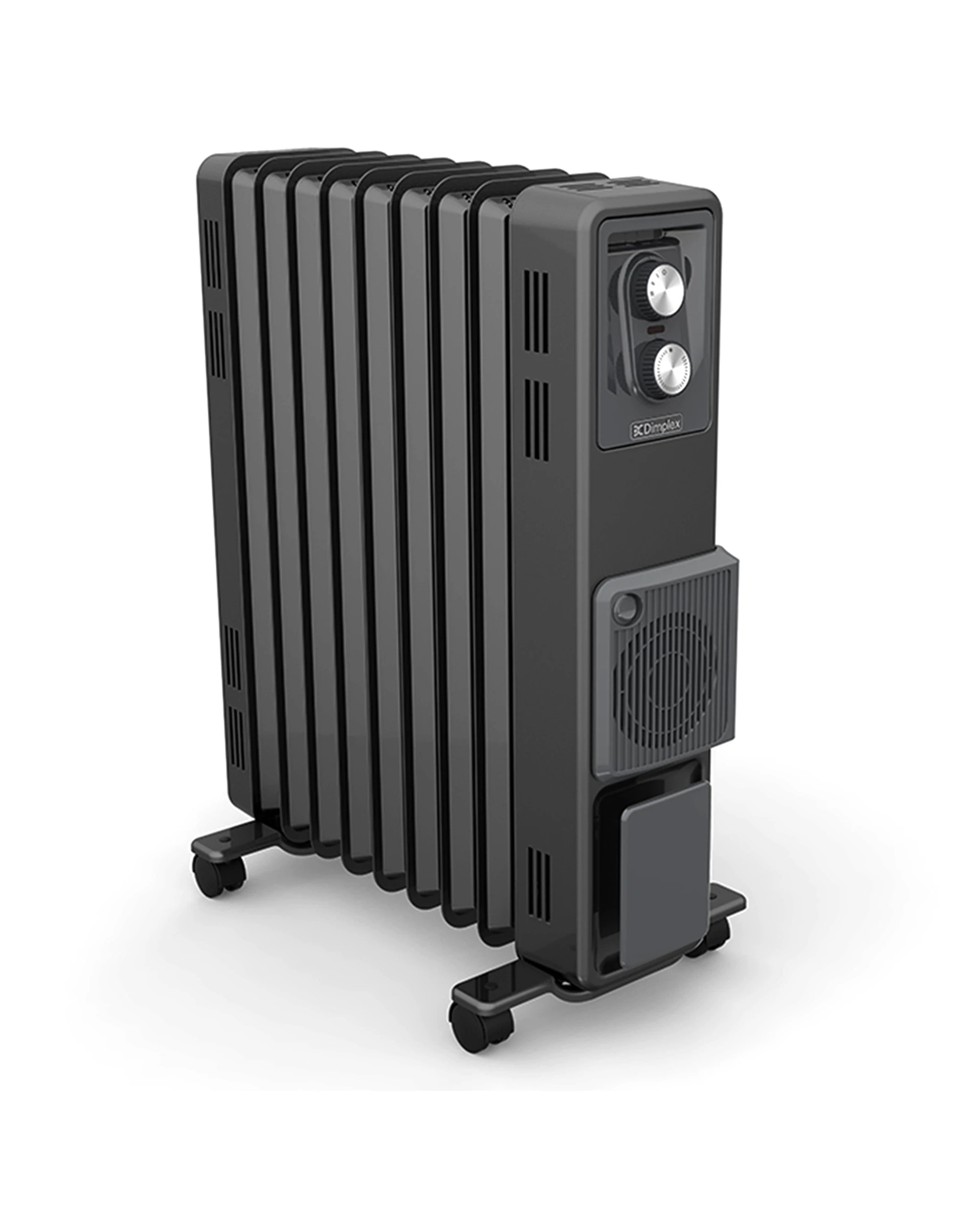 2 Dimplex 2400w Oil Free Portable Column Heater/heating W/turbo Fan/thermostat - Black, 2 of 8