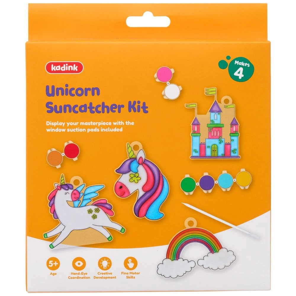 1 Kadink Suncatcher Kit Unicorn 4 Pack, 1 of 3