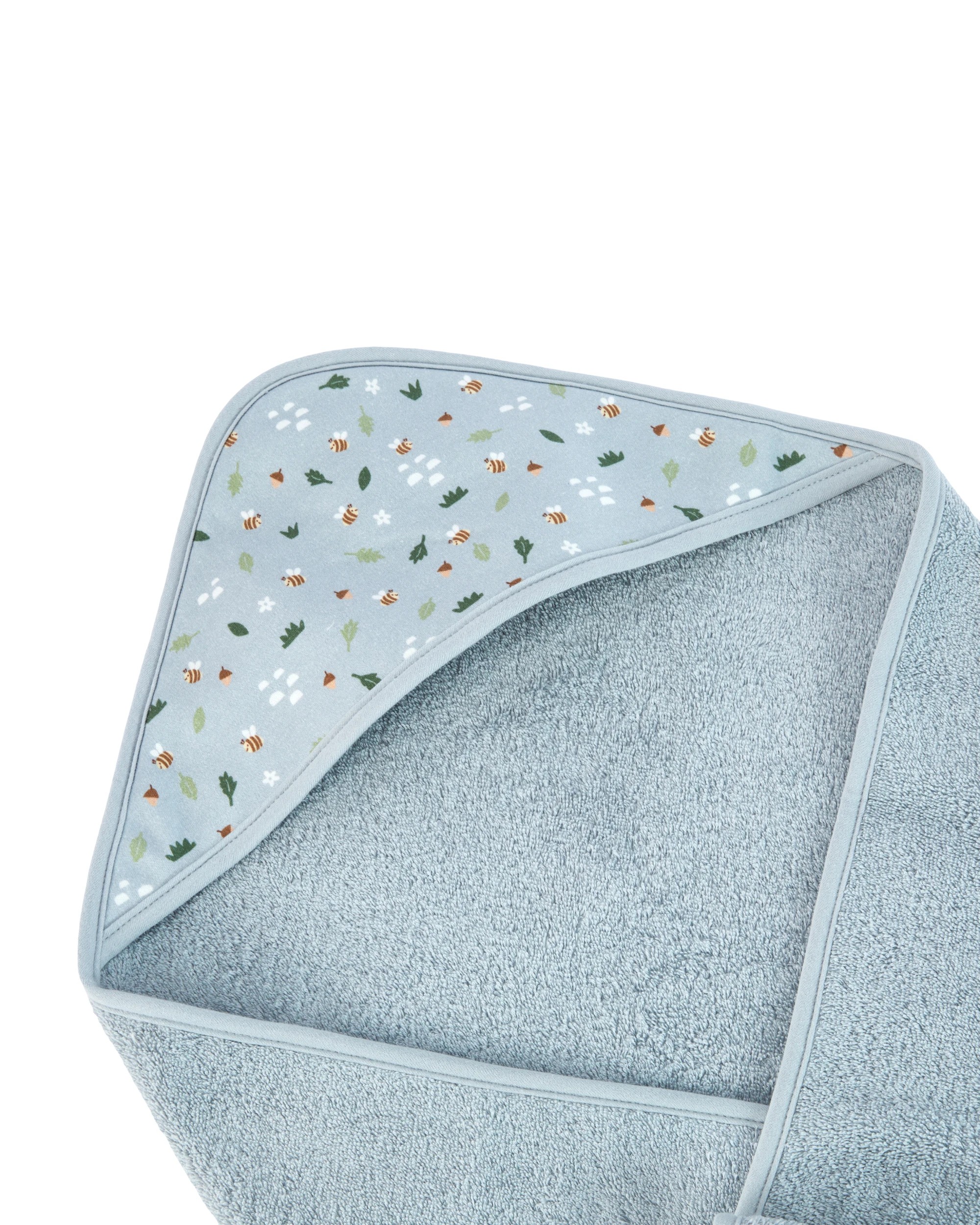 2 Cotton Hooded Towel - Forest, 2 of 5