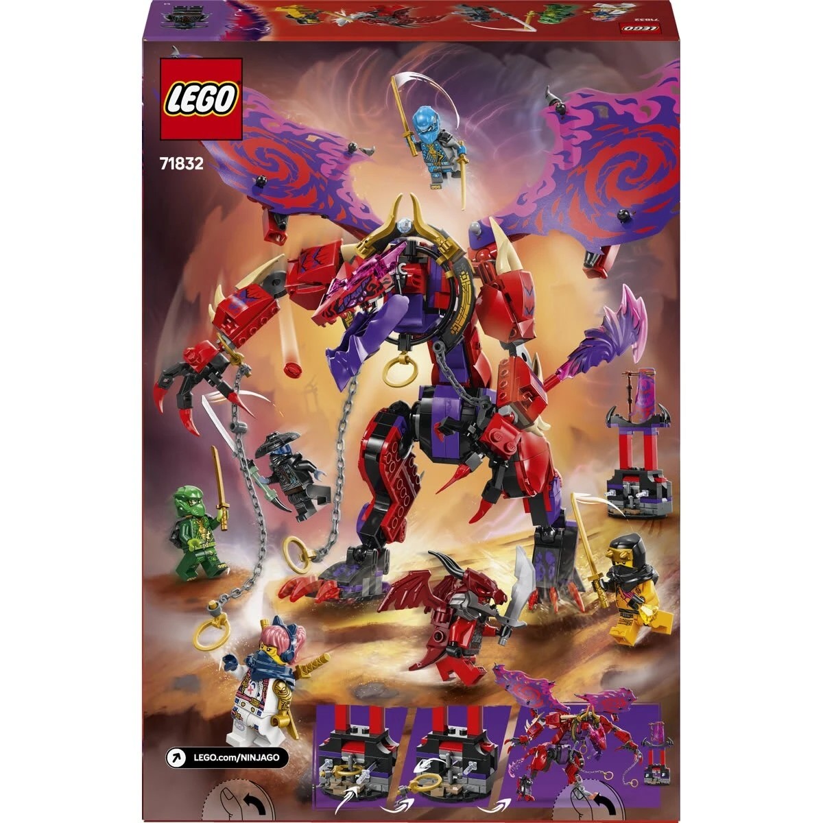8 LEGO NINJAGO Thunderfang Dragon of Chaos 71832, 8 of 8