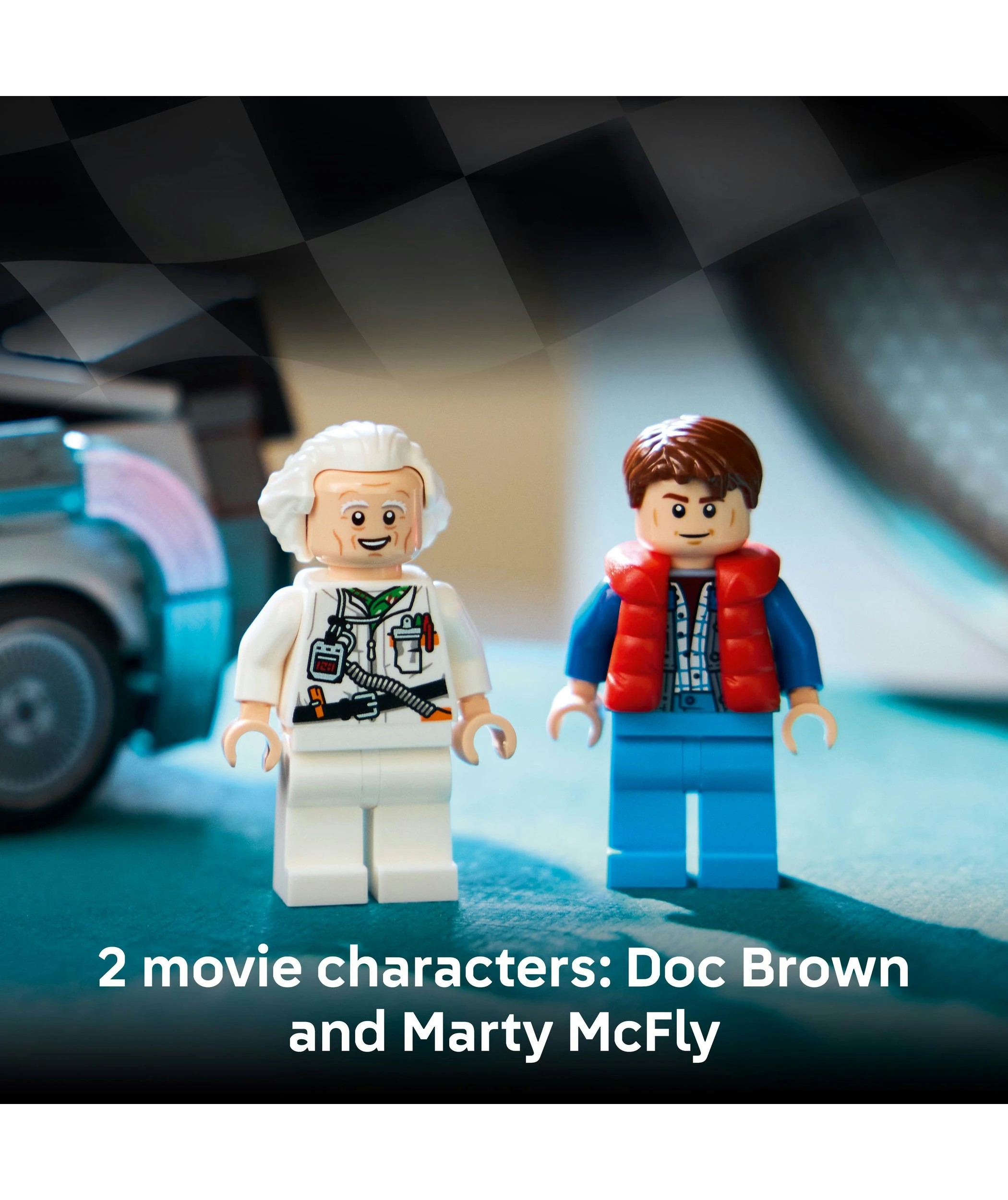 6 LEGO Speed Champions Time Machine from Back to the Future 77256, 6 of 10