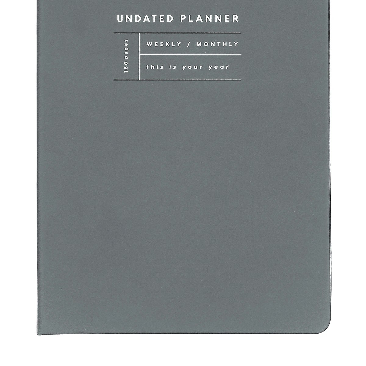 5 Undated Planner Black 80gsm 160 Pages, 5 of 6