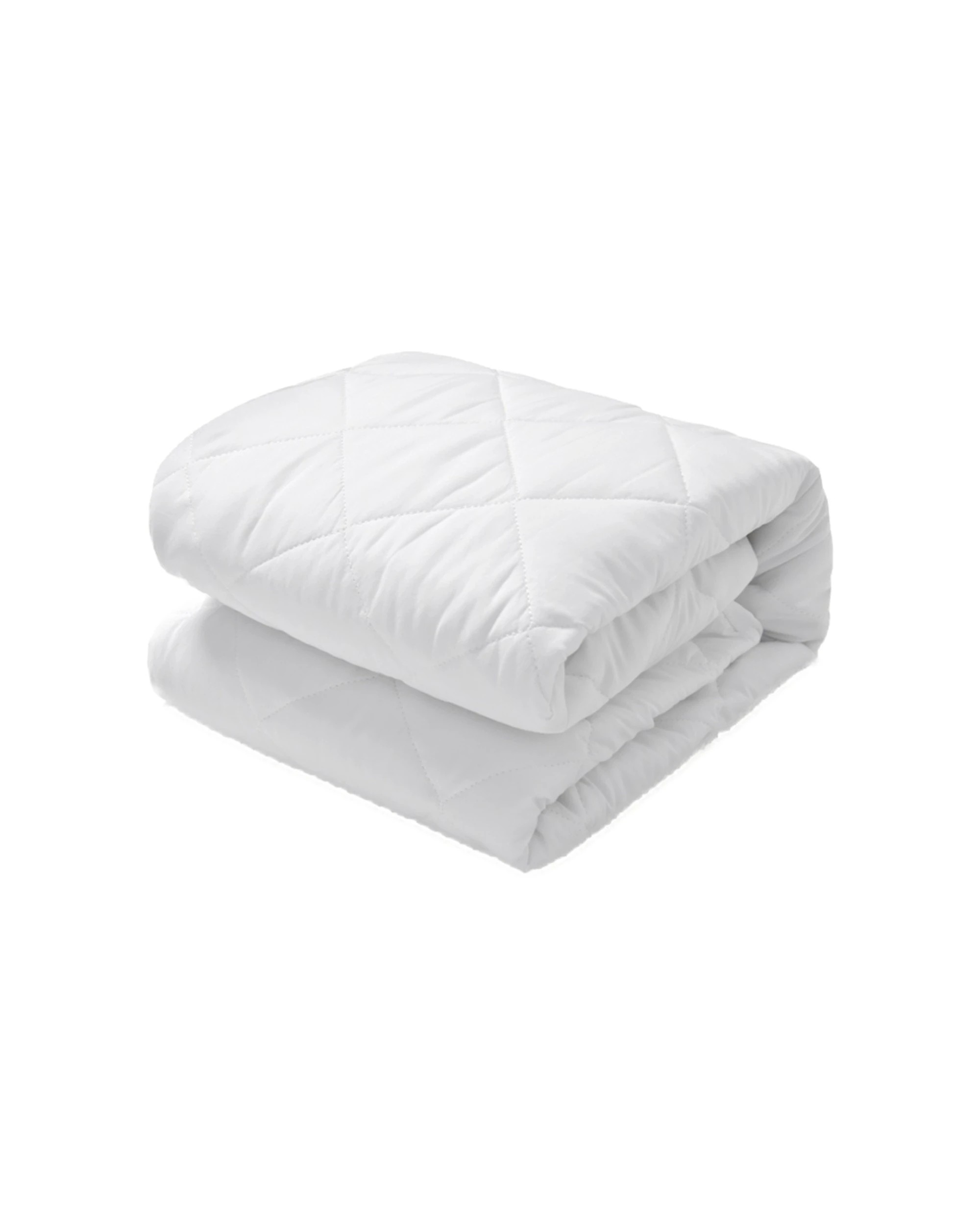 1 Jason Commercial Repreve rPET Waterproof Quilted Mattress Protectors - Single Bed - White, 1 of 2