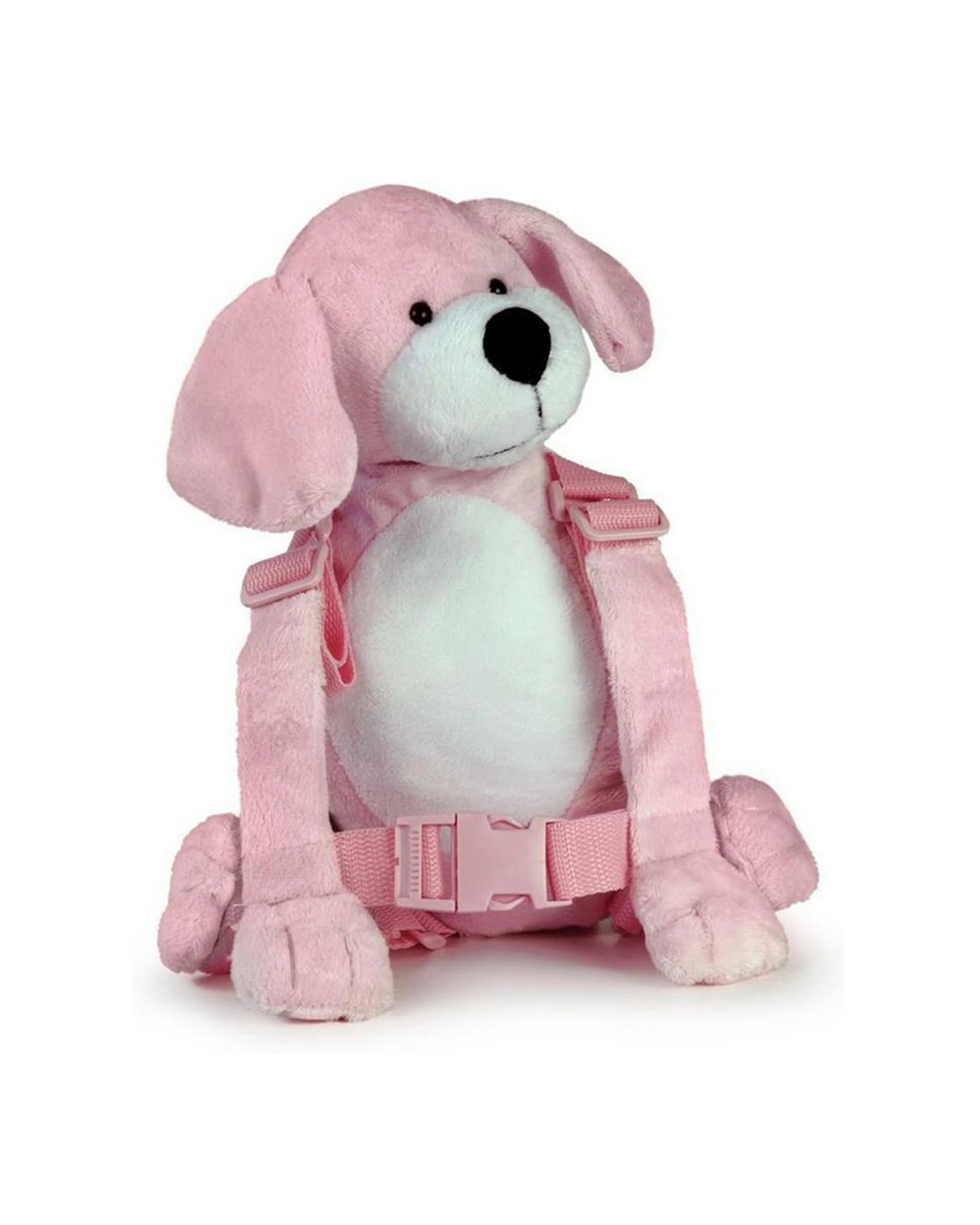 1 Playette 2 In 1 Harness Buddy Puppy Adjustable Straps - Pink, 1 of 7