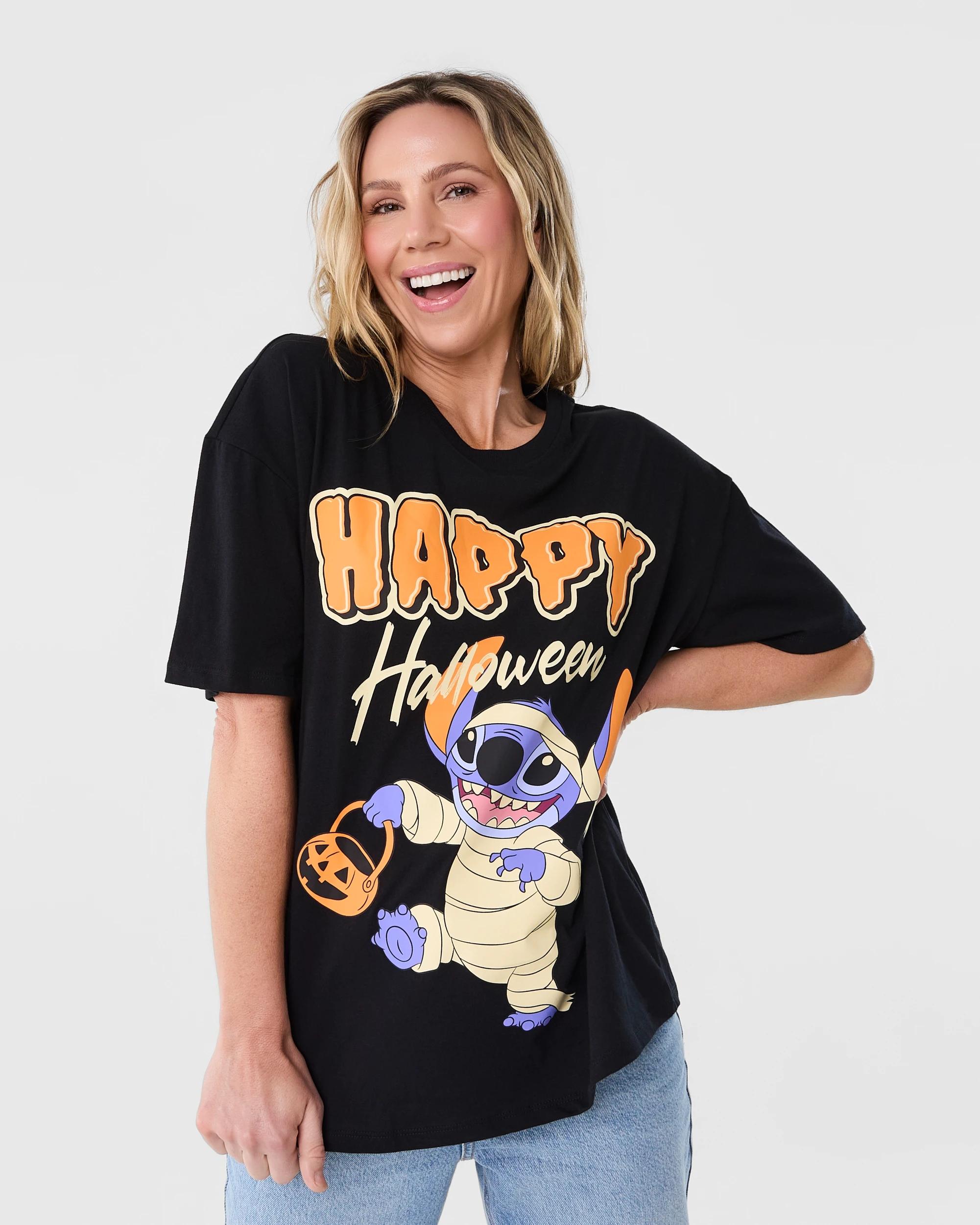 6 Short Sleeve Stitch License Halloween T-shirt Halostitch, 6 of 6