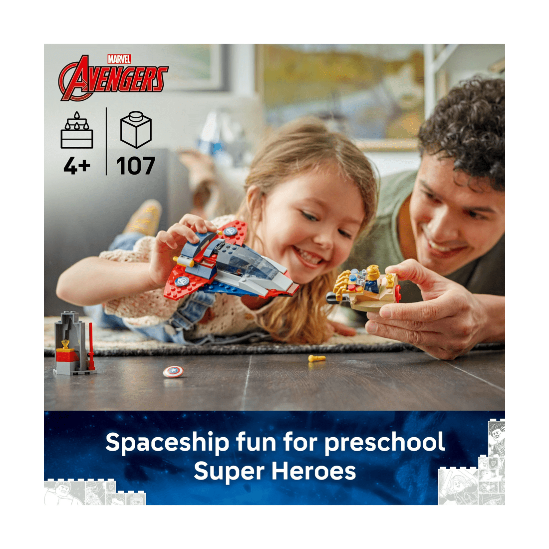 3 LEGO Marvel Super Heroes Captain America vs. Thanos 76319, 3 of 10