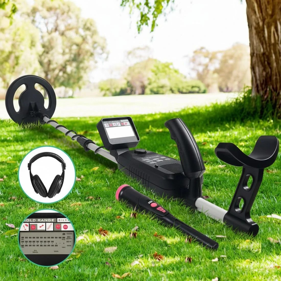 4 Weisshorn Metal Detector 180MM Deep Sensitive Waterproof Pinpointer Treasure Hunter - Black, 4 of 4
