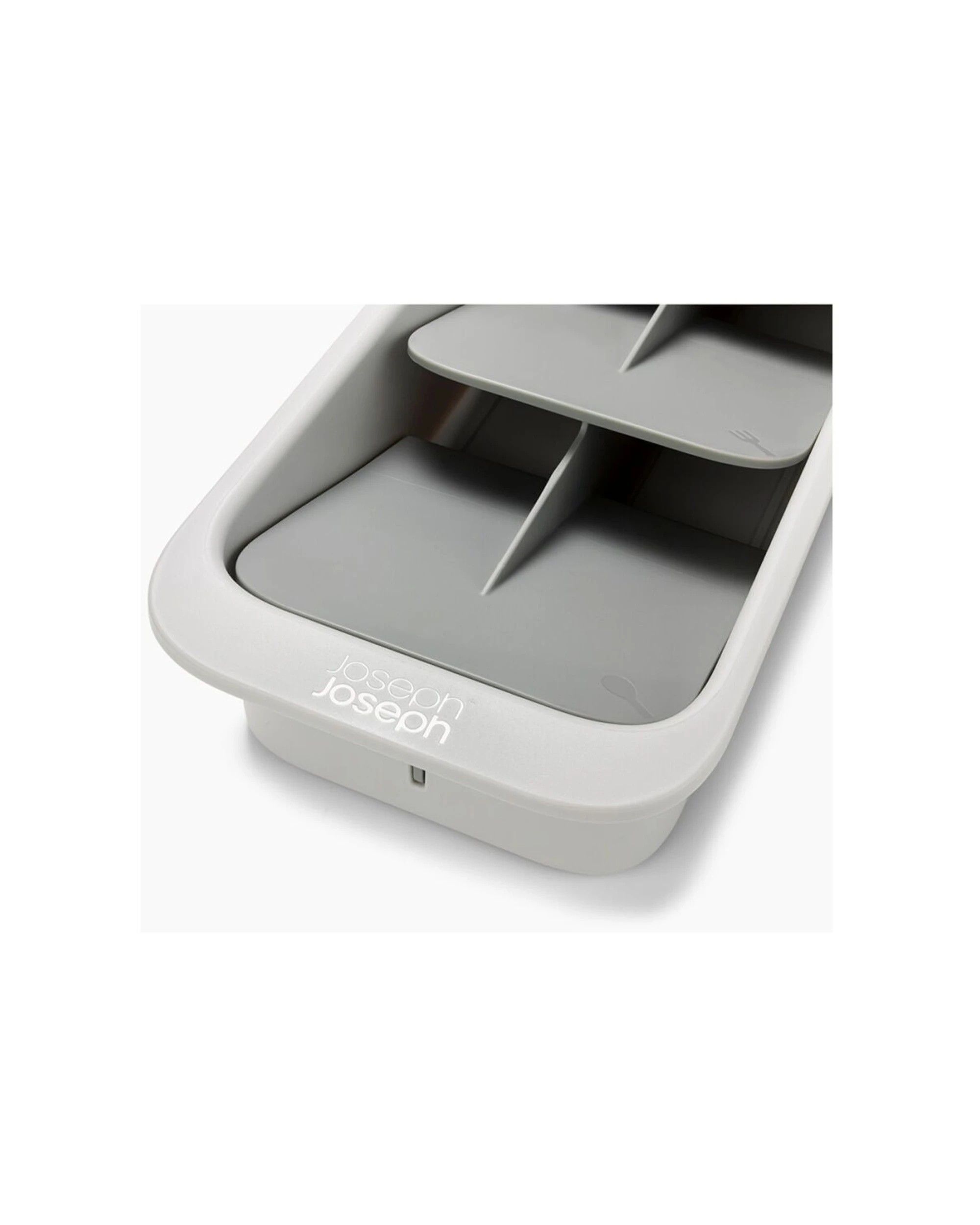3 Joseph Joseph DrawerStore Tiered Cutlery Kitchen Storage Organiser Light Stone - Natural, 3 of 7