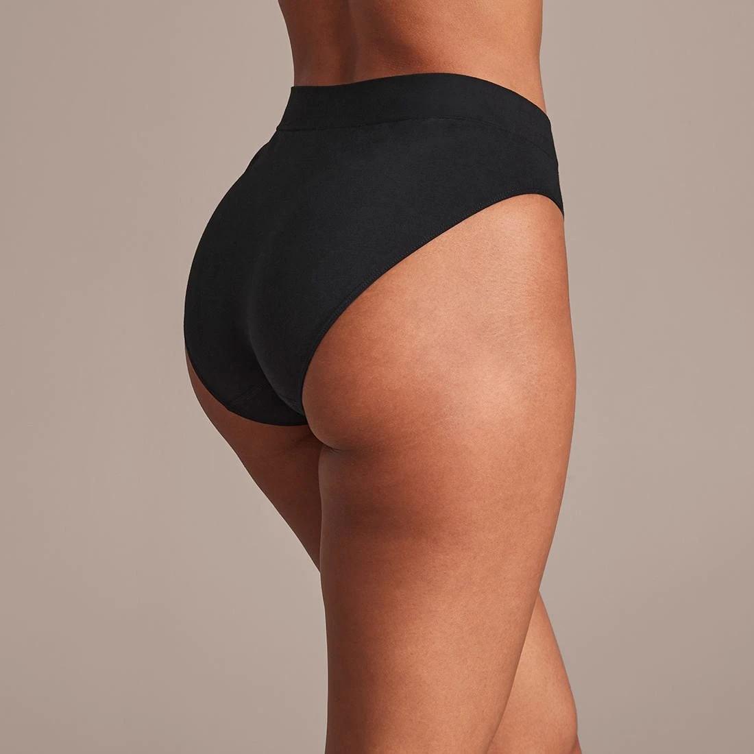 2 Target 2 Pack Cotton Seamfree High Cut Briefs BLACK, 2 of 2