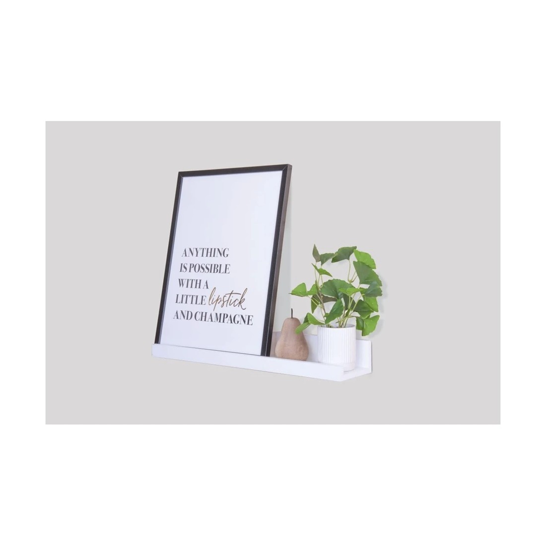 1 55cm White Picture Rail, 1 of 10