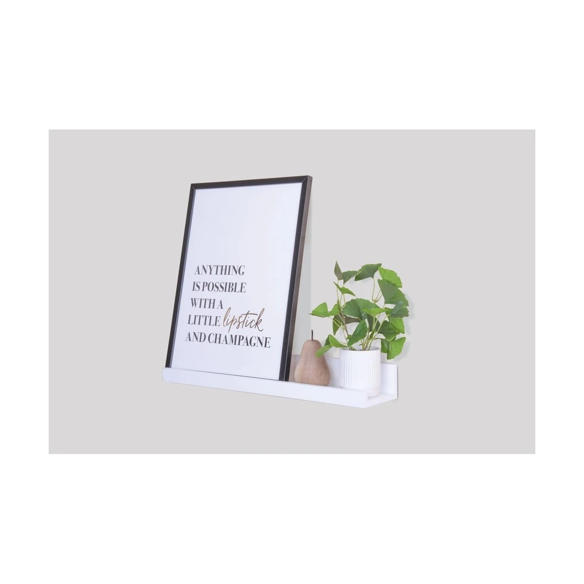 1 55cm White Picture Rail, 1 of 10