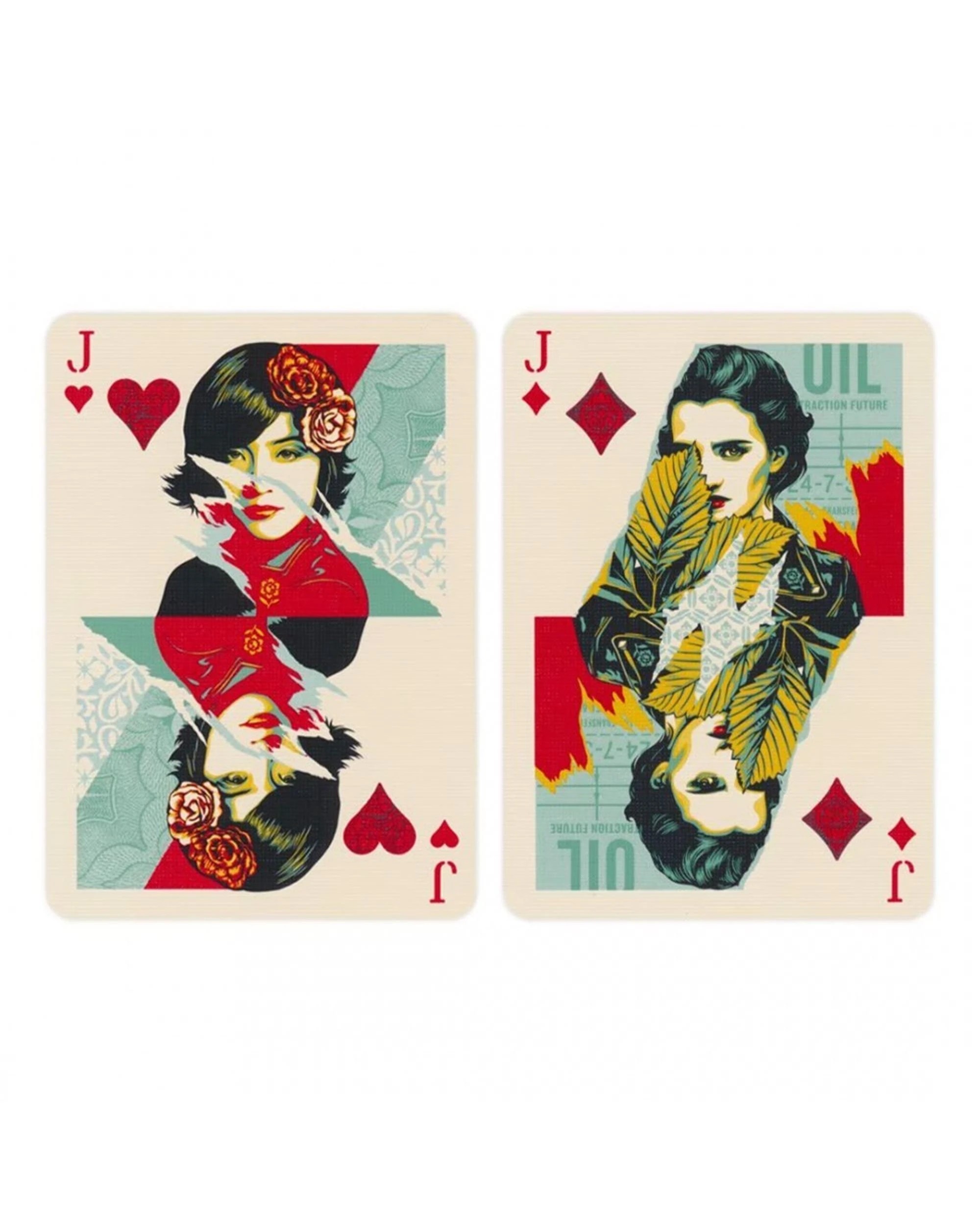 6 theory11 OBEY Gold Edition Playing Cards, 6 of 6