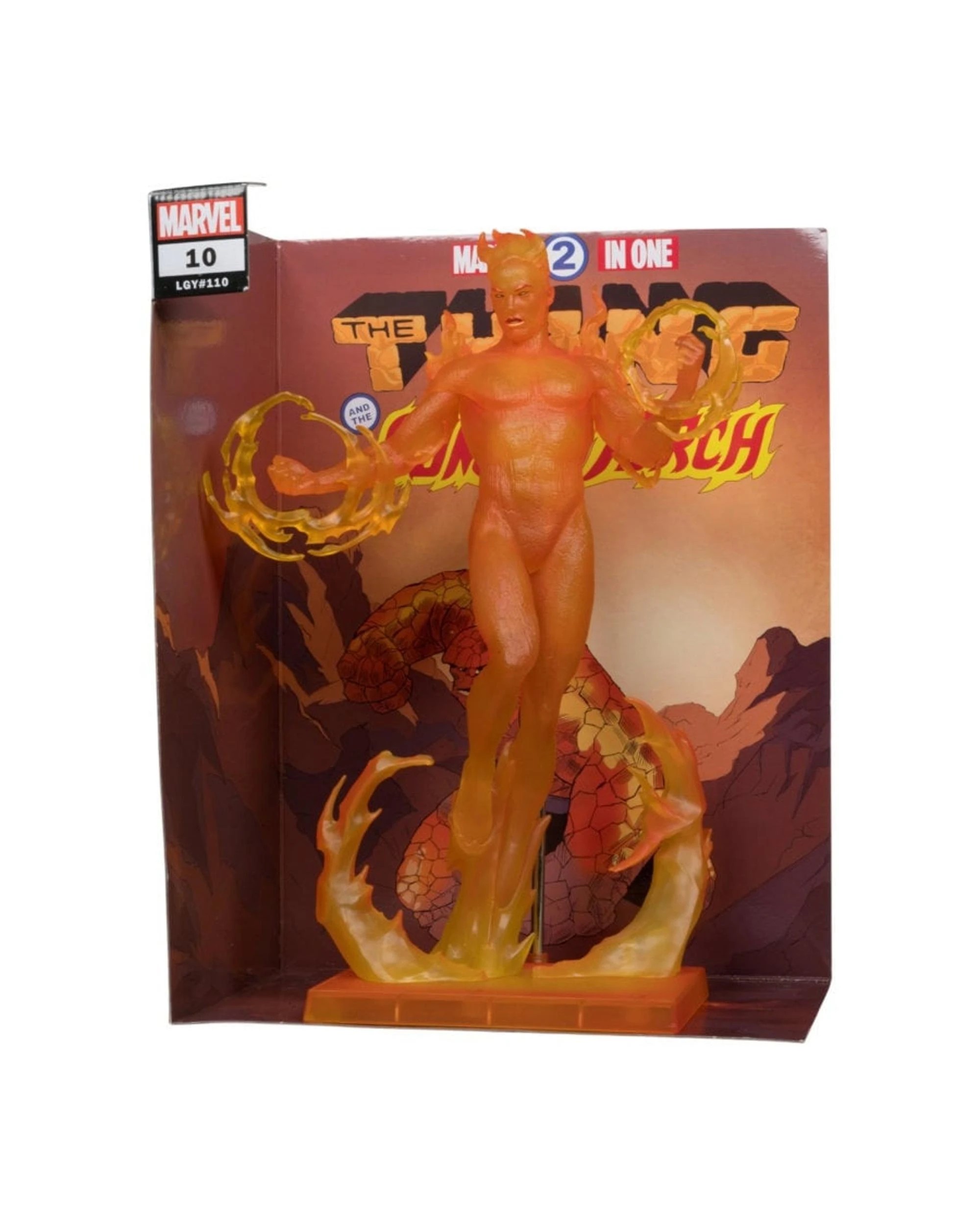 1 Marvel Collection Fantastic Four Marvel 2-in-One #10 Human Torch 1:6 Scale Figure, 1 of 10