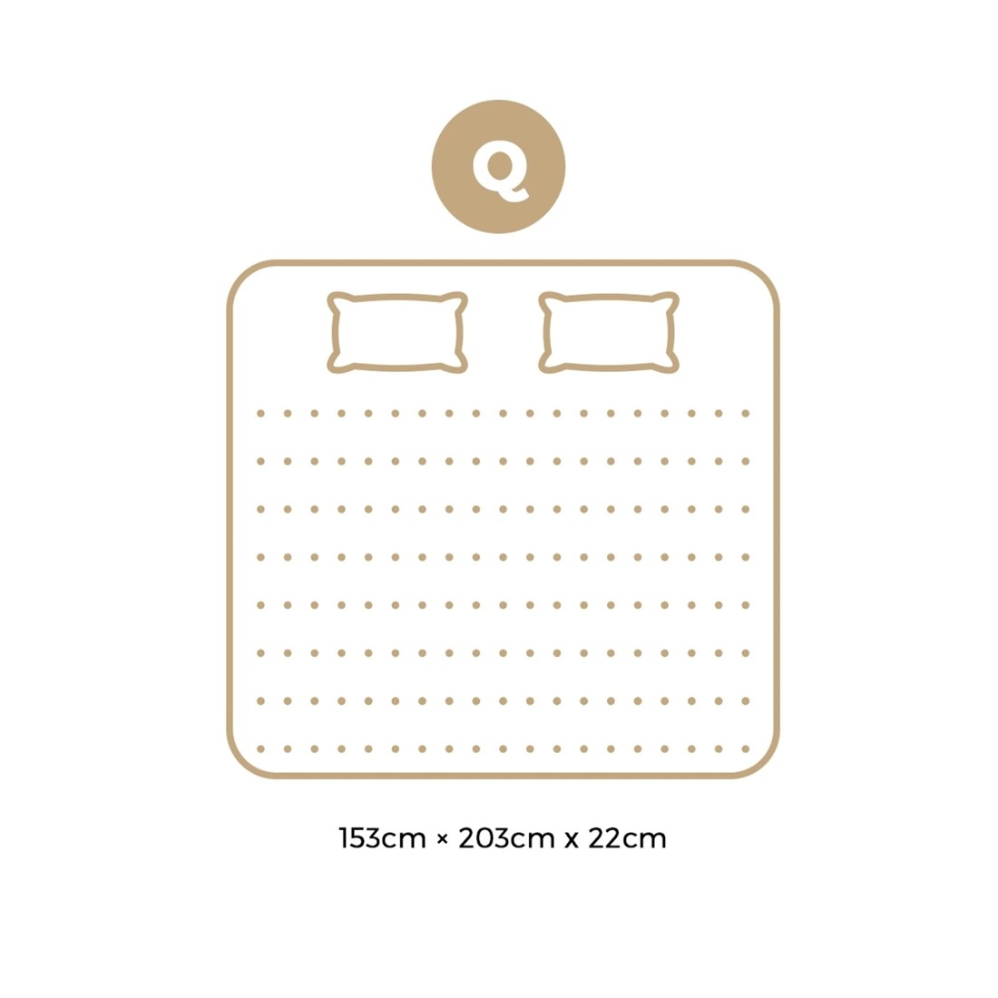 10 Bedra Bedding Mattress 3d Mesh Fabric 7 Zone Pocket Spring 22cm Queen
 - Multi, 10 of 10